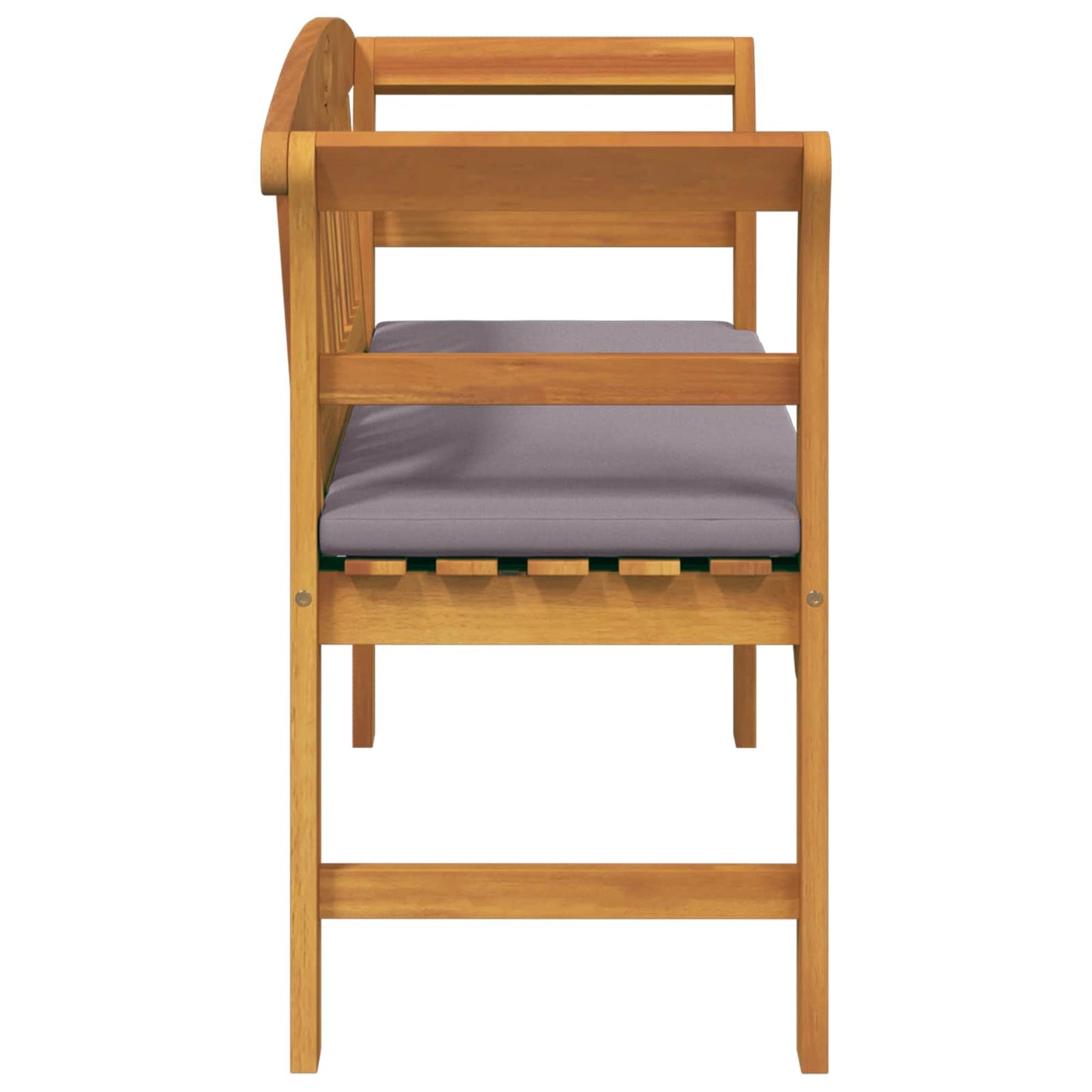 Rosenbank Natur 114 x 46 x 82,5 cm Massivholz Akazie