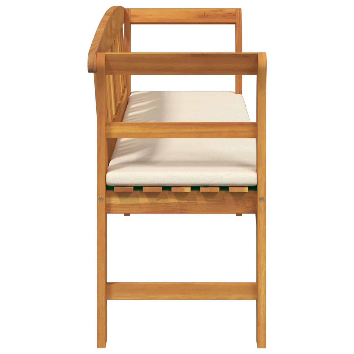 Rosenbank Natur 157 x 46 x 82,5 cm Massivholz Akazie