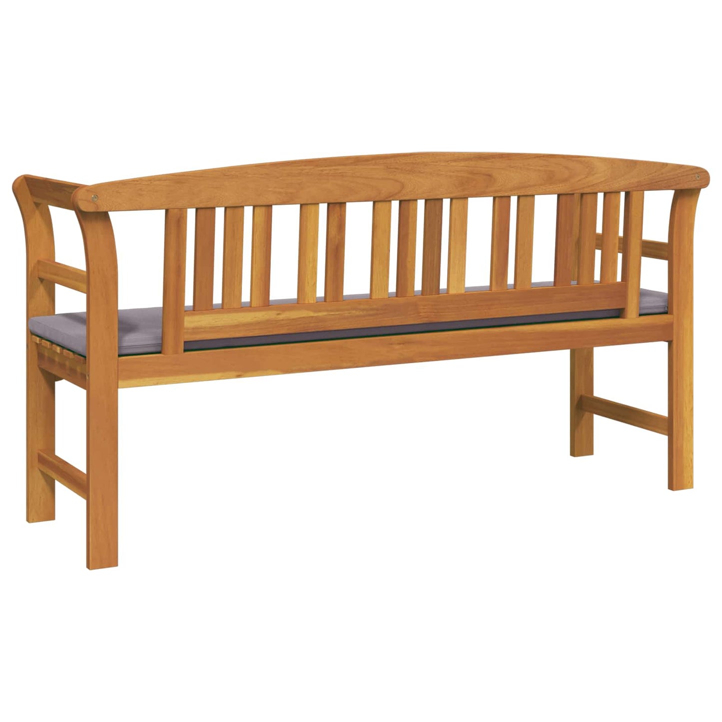 Rosenbank Natur 157 x 46 x 82,5 cm Massivholz Akazie
