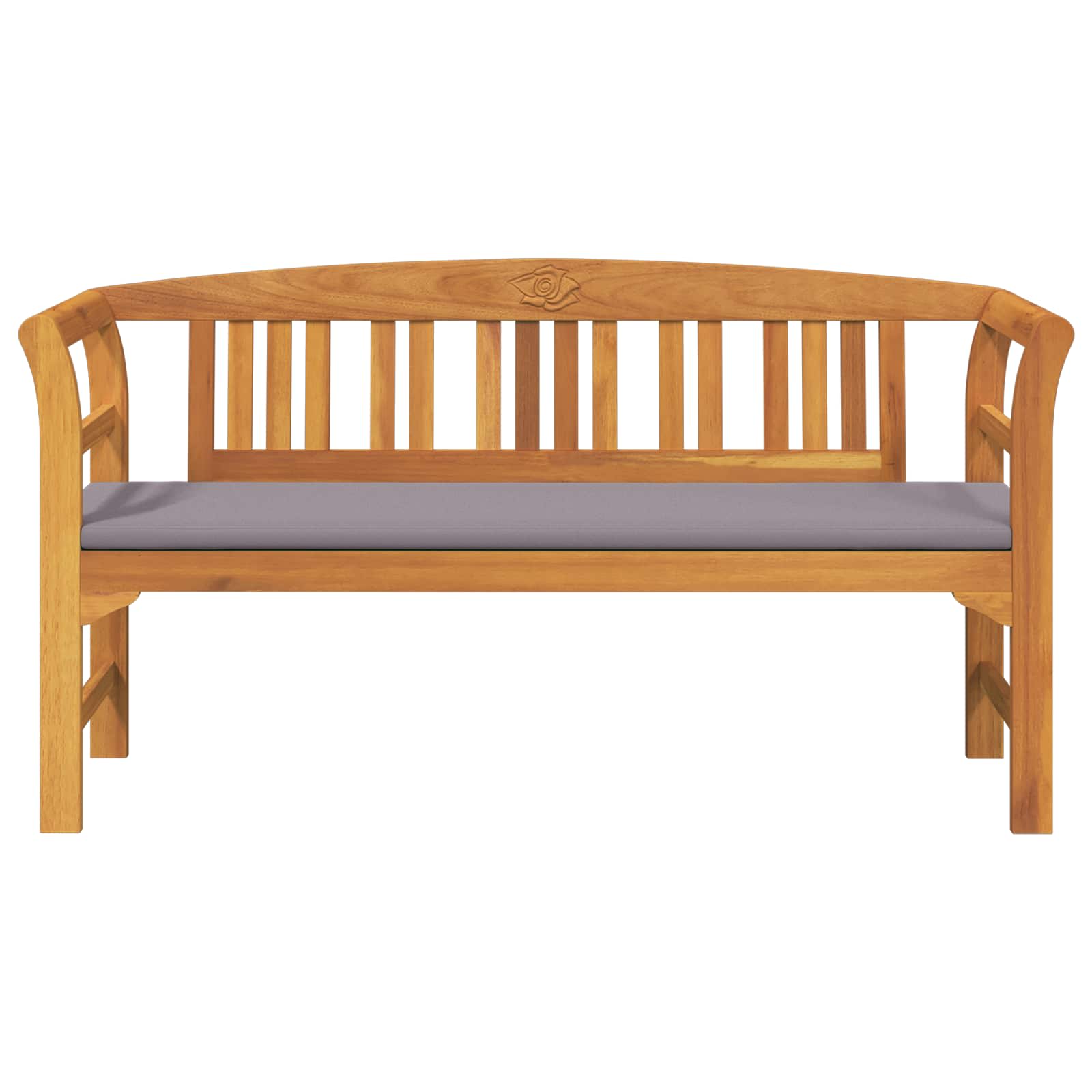 Rosenbank Natur 157 x 46 x 82,5 cm Massivholz Akazie
