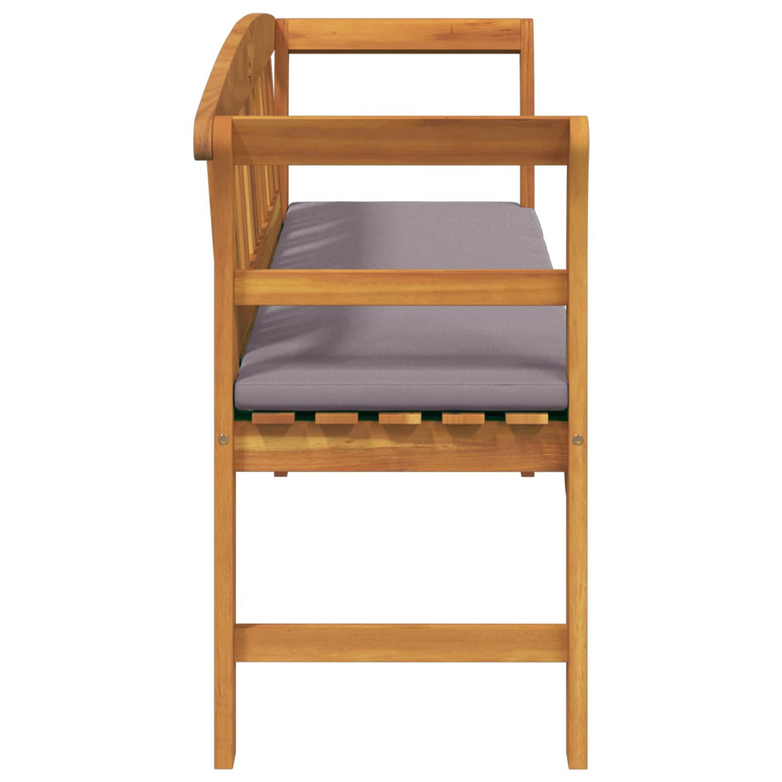 Rosenbank Natur 157 x 46 x 82,5 cm Massivholz Akazie