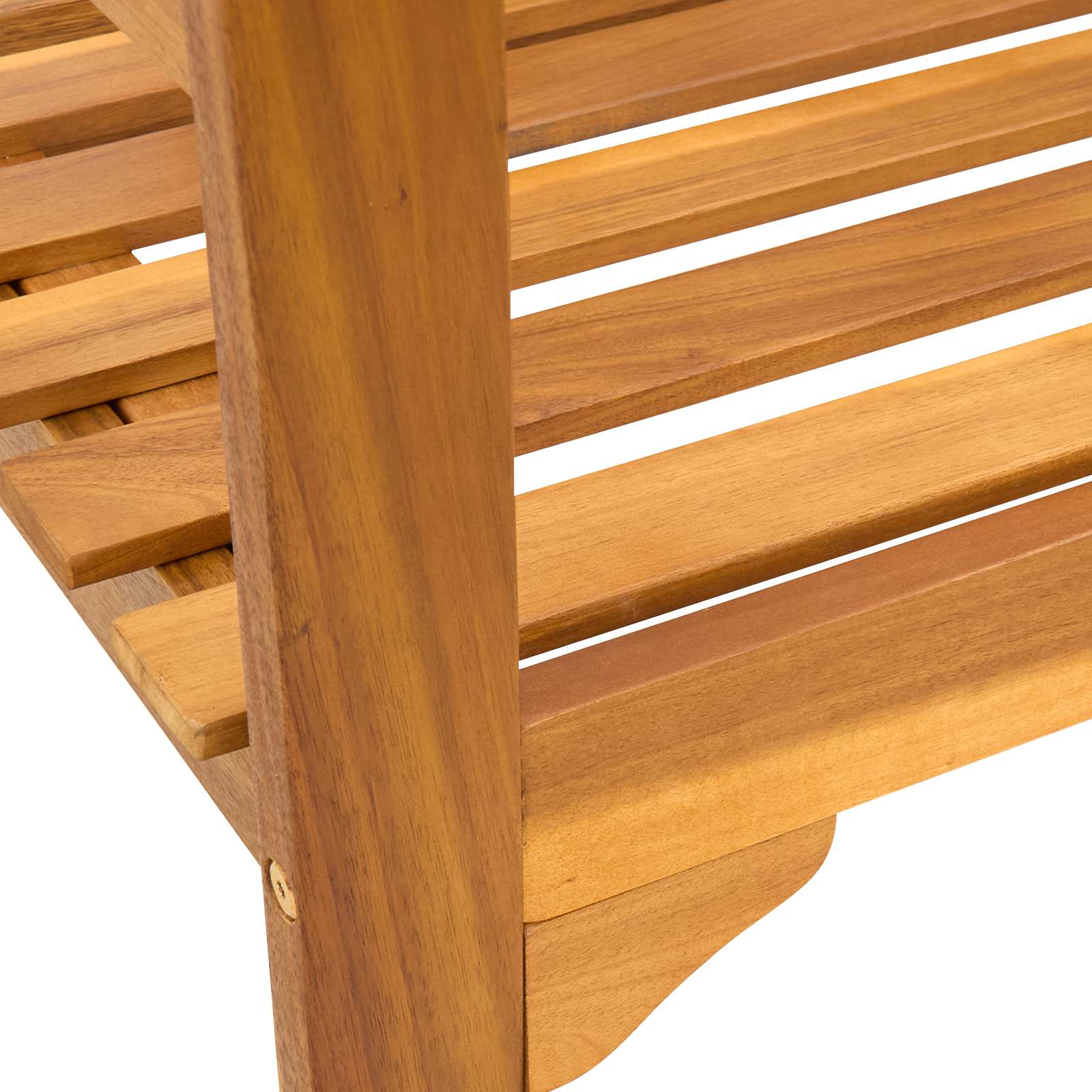 Rosenbank Natur 68,5 x 46 x 82,5 cm Massivholz Akazie