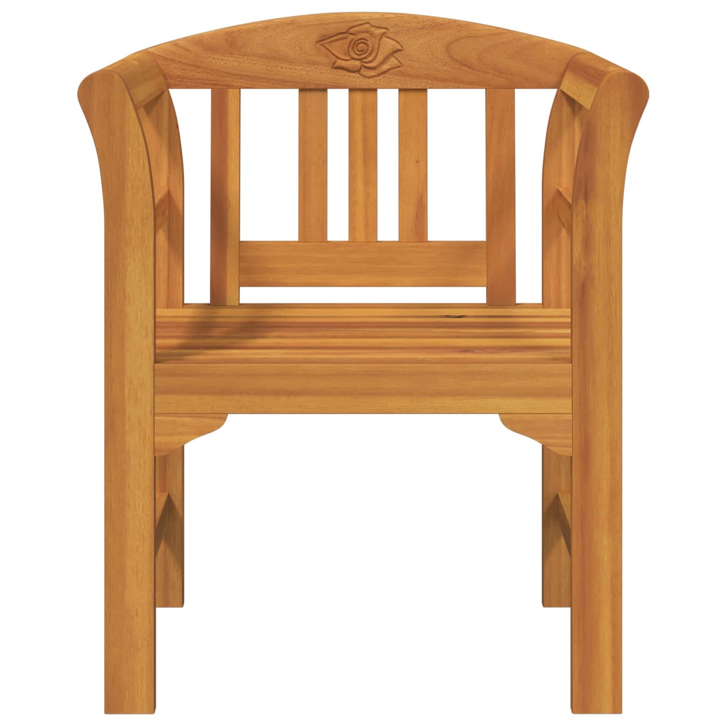 Rosenbank Natur 68,5 x 46 x 82,5 cm Massivholz Akazie