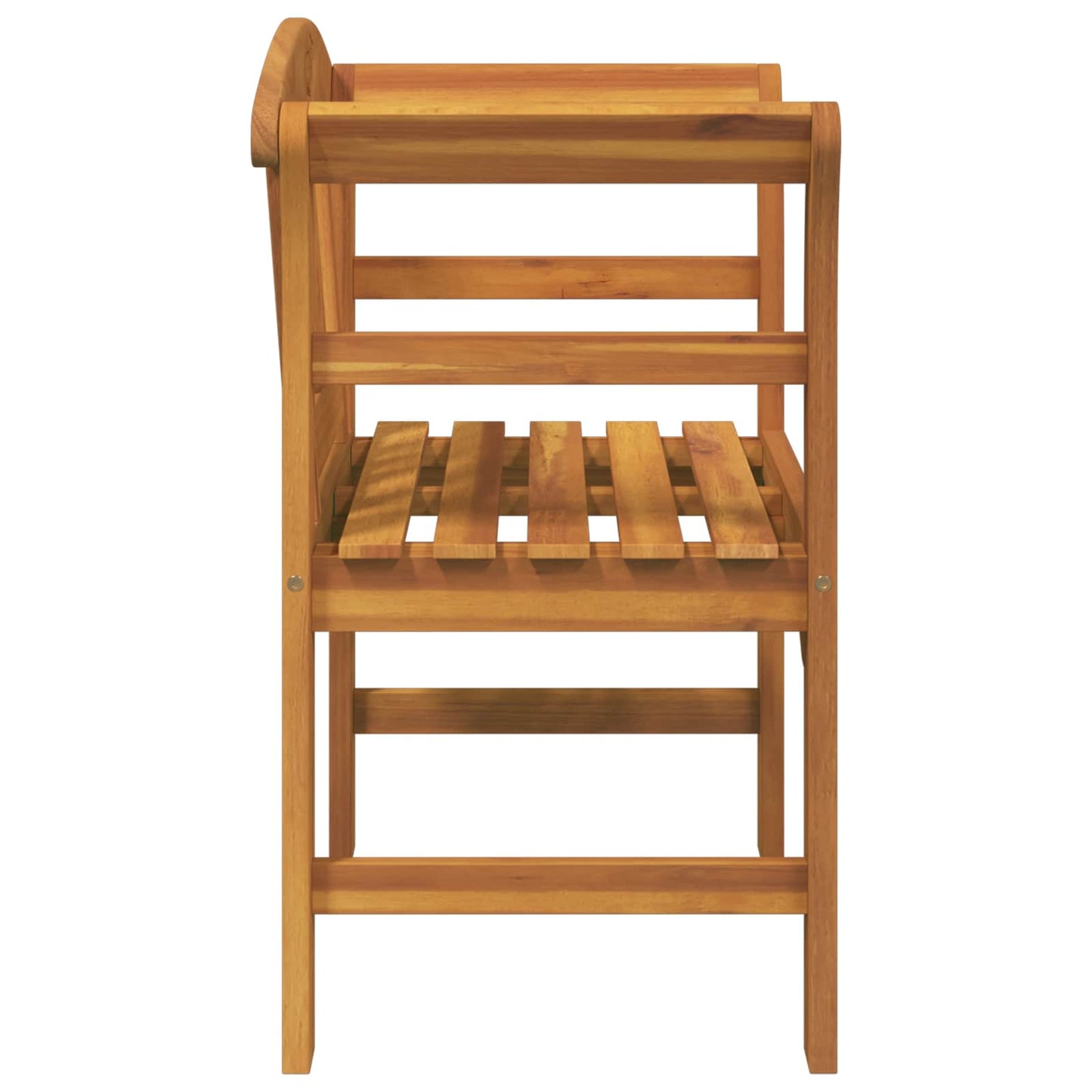 Rosenbank Natur 68,5 x 46 x 82,5 cm Massivholz Akazie