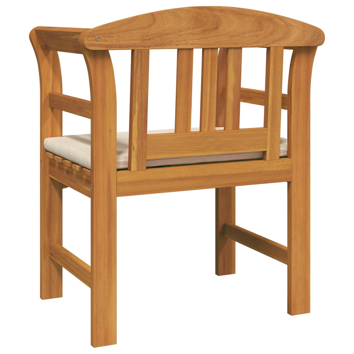 Rosenbank Natur 68,5 x 46 x 82,5 cm Massivholz Akazie