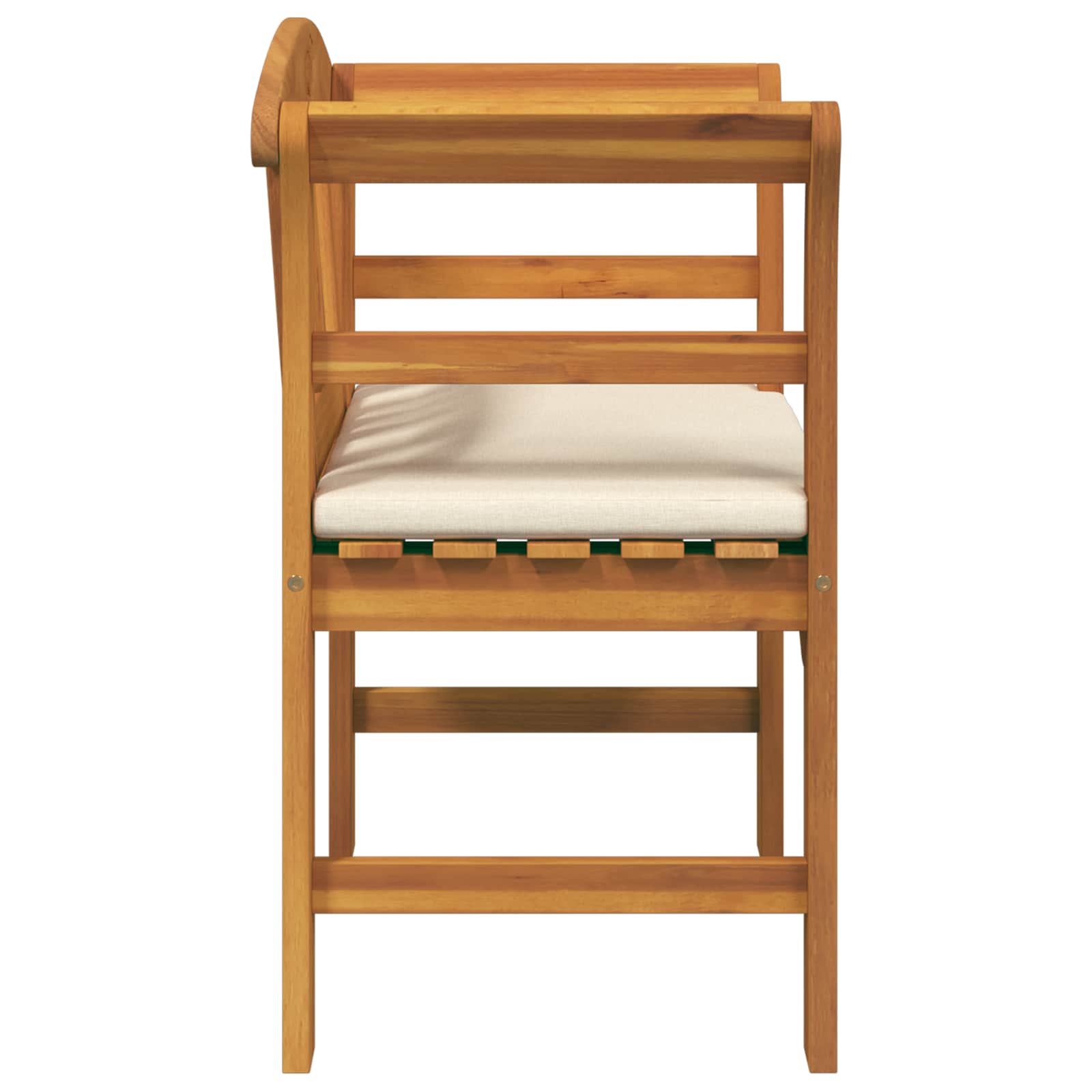 Rosenbank Natur 68,5 x 46 x 82,5 cm Massivholz Akazie