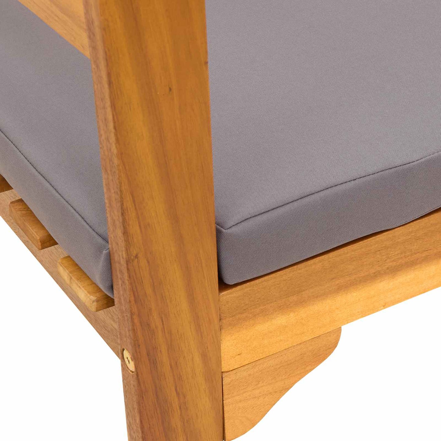 Rosenbank Natur 68,5 x 46 x 82,5 cm Massivholz Akazie