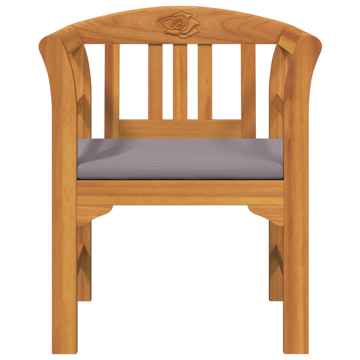 Rosenbank Natur 68,5 x 46 x 82,5 cm Massivholz Akazie