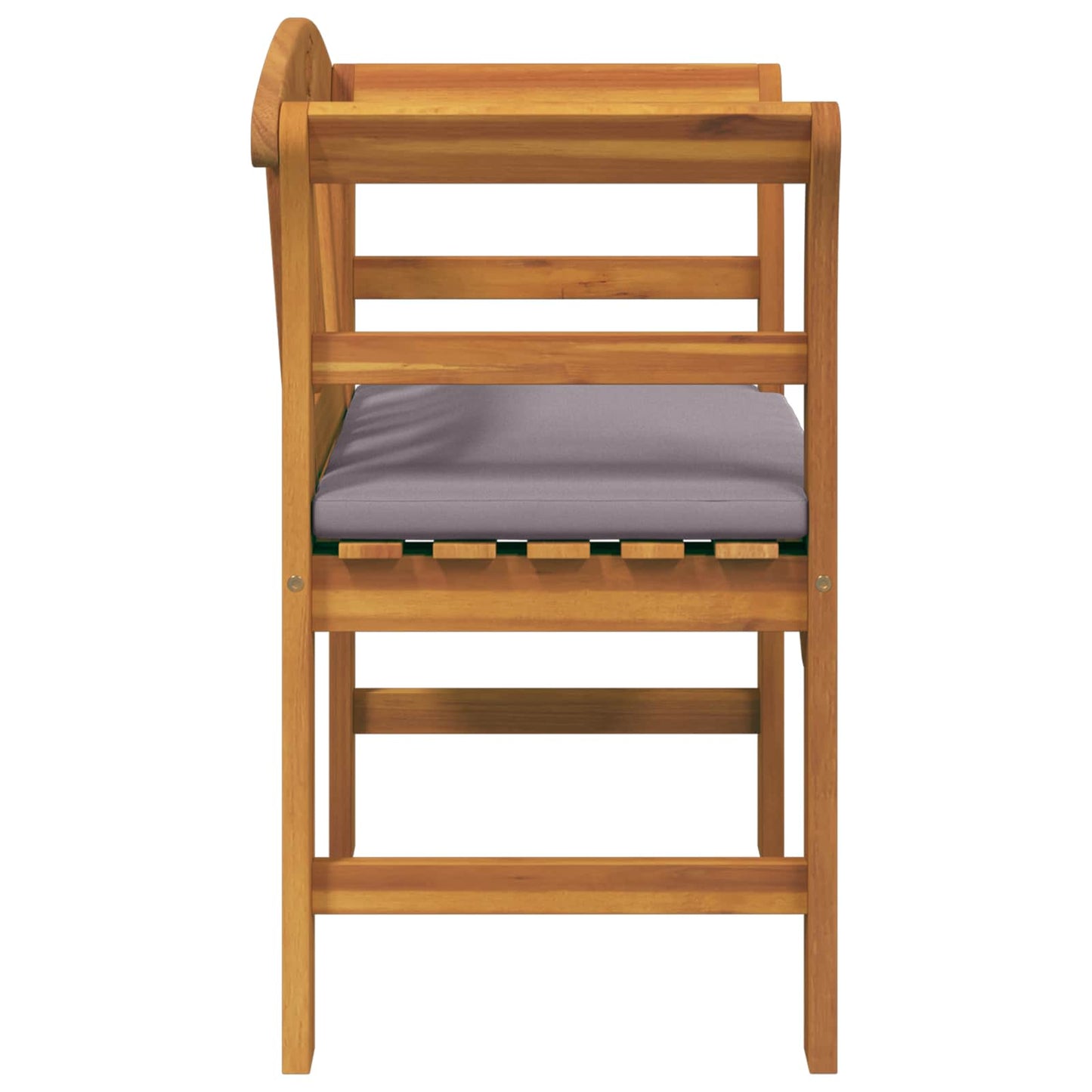 Rosenbank Natur 68,5 x 46 x 82,5 cm Massivholz Akazie
