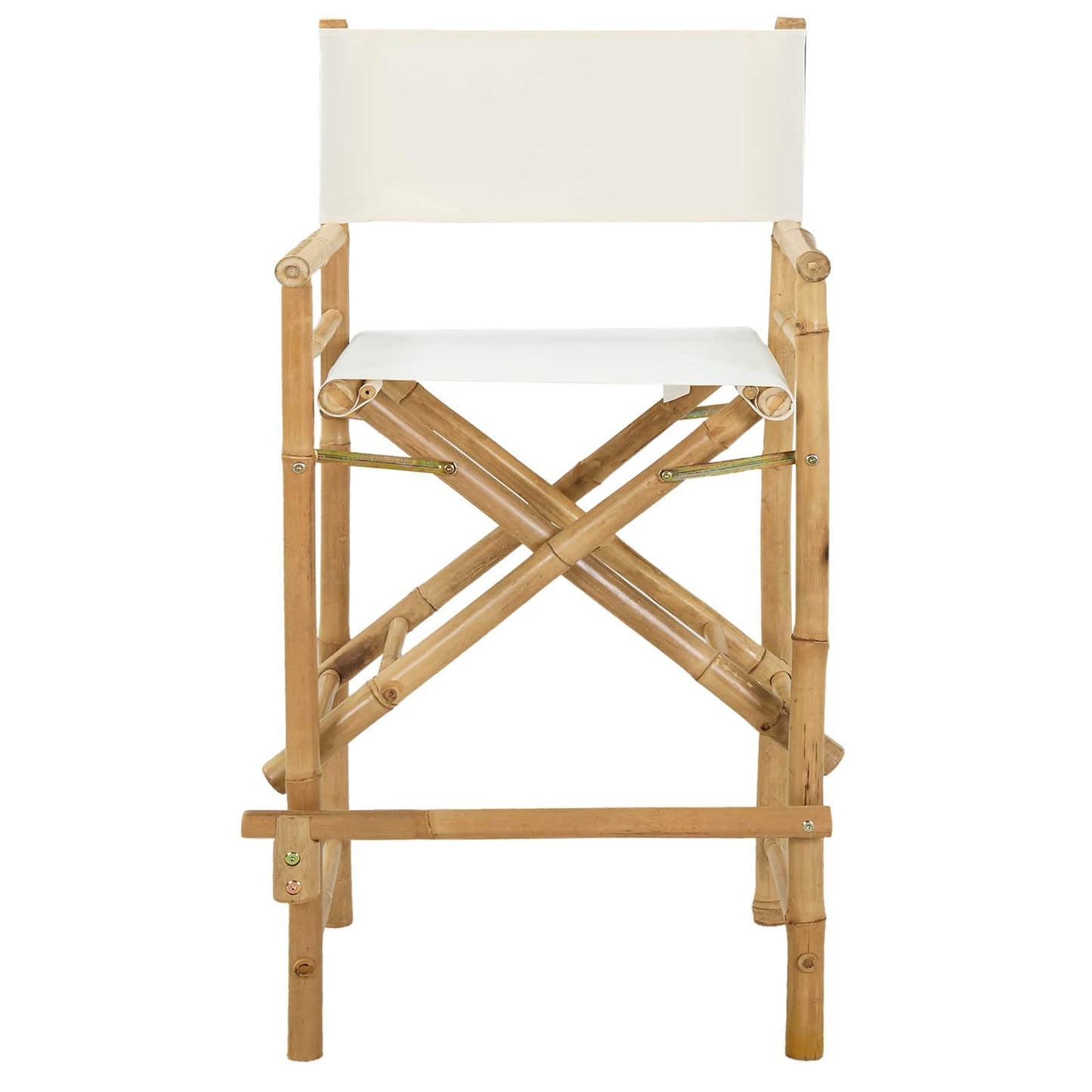 Folding Director's Chair 2 Stk. Natur Bambus