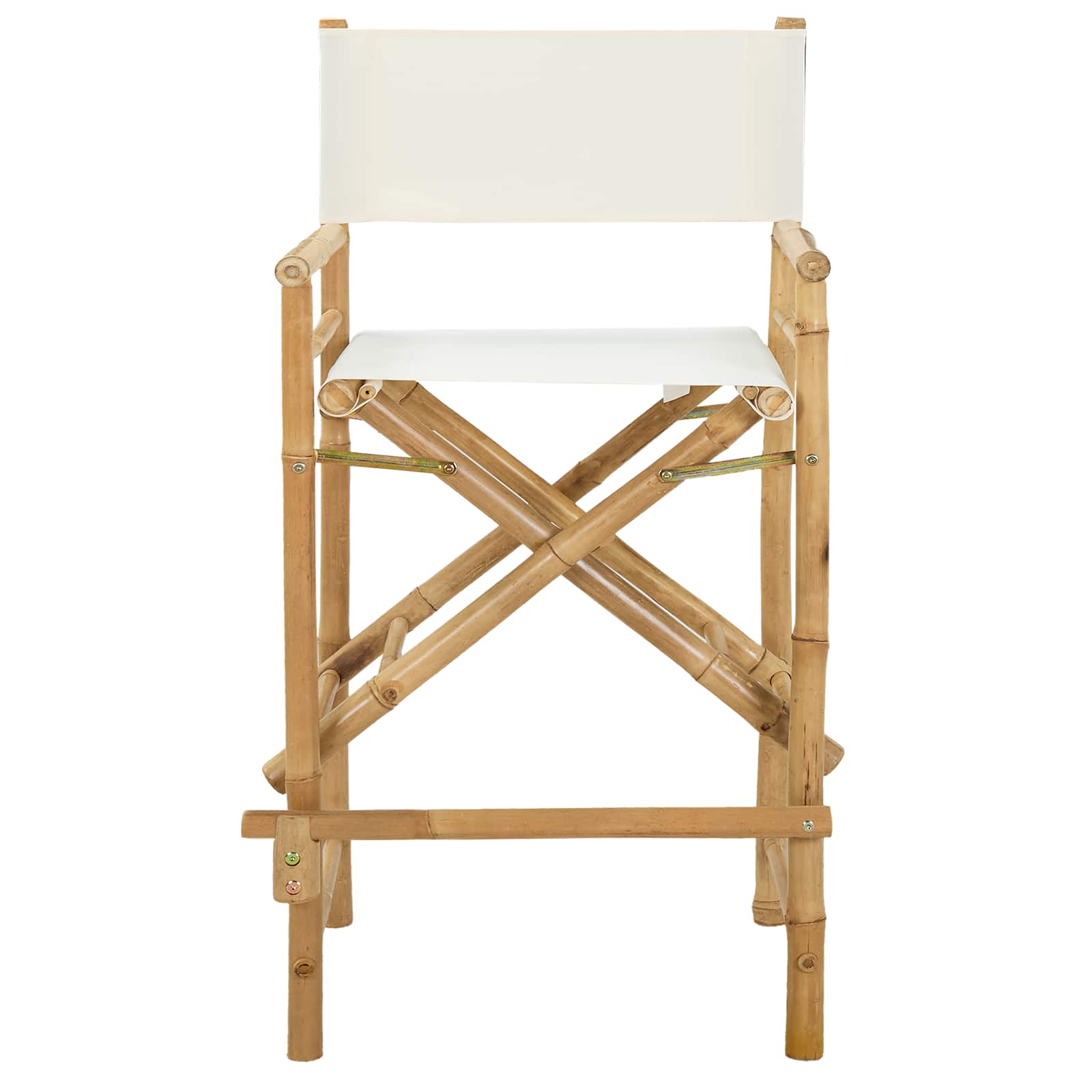 Folding Director's Chair 2 Stk. Natur Bambus
