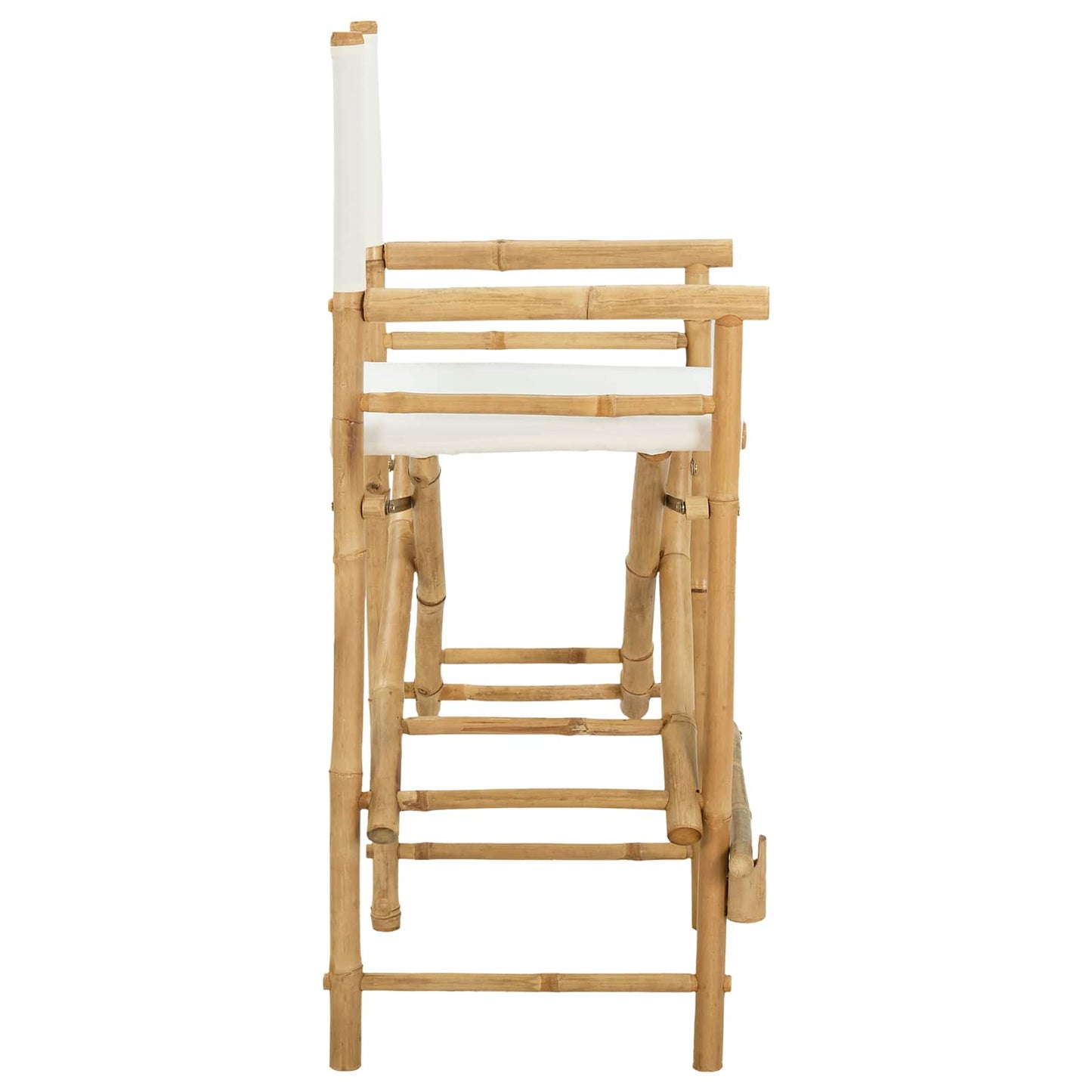 Folding Director's Chair 2 Stk. Natur Bambus