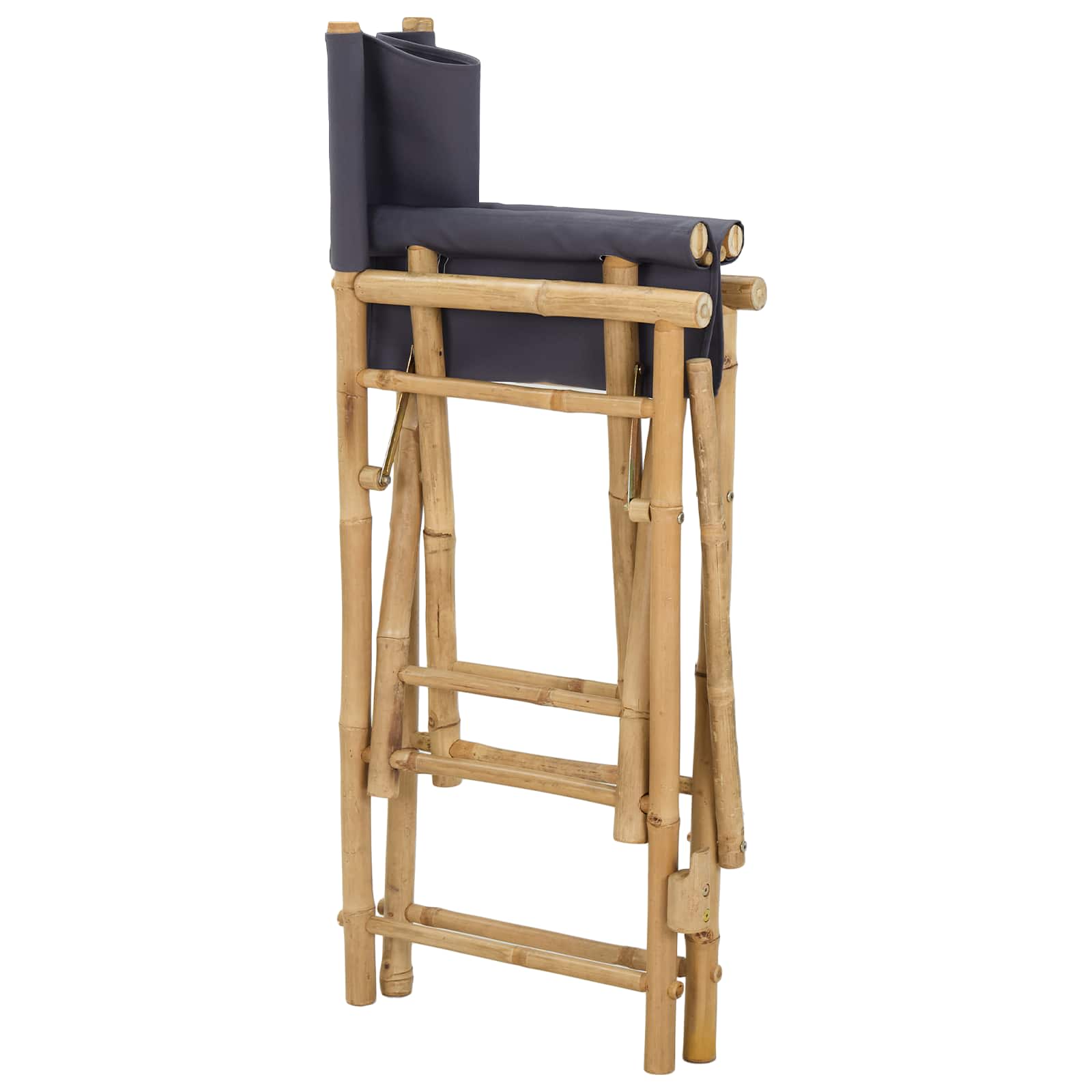 Folding Director's Chair 2 Stk. Natur Bambus