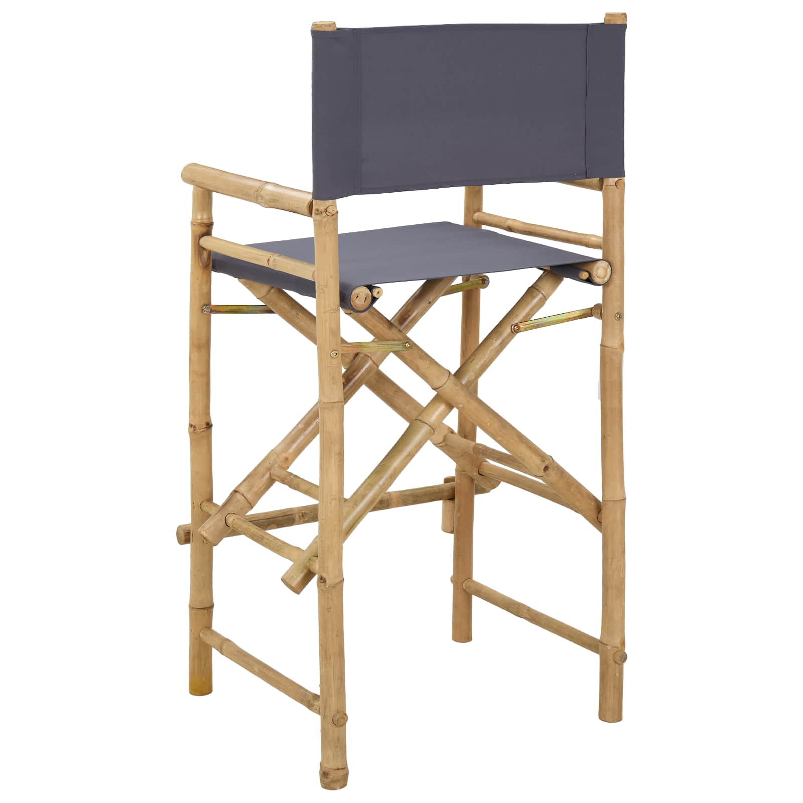 Folding Director's Chair 2 stk. Natur Bambus