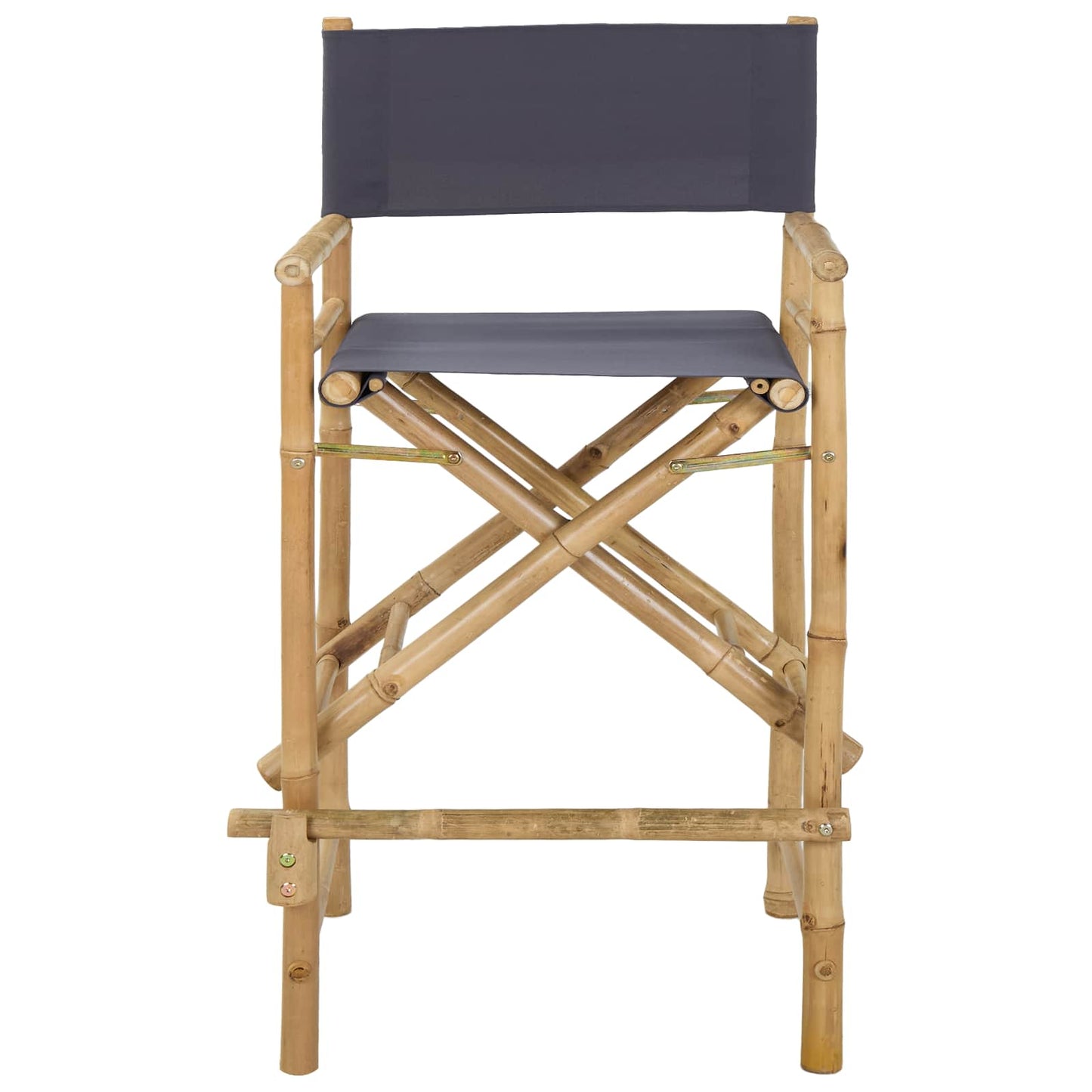 Folding Director's Chair 2 stk. Natur Bambus