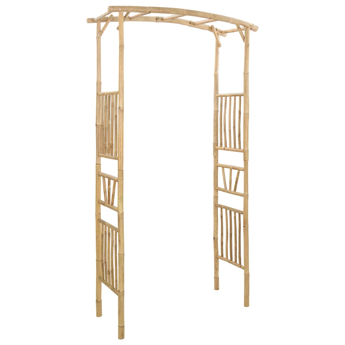 Gartenbogen Natur 110 x 40 x 205 cm Bambus
