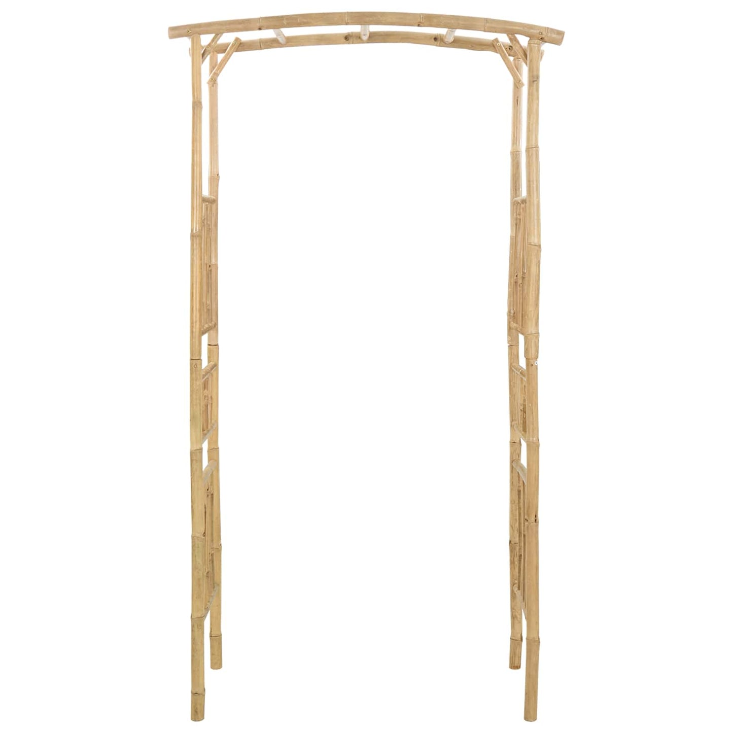 Gartenbogen Natur 110 x 40 x 205 cm Bambus
