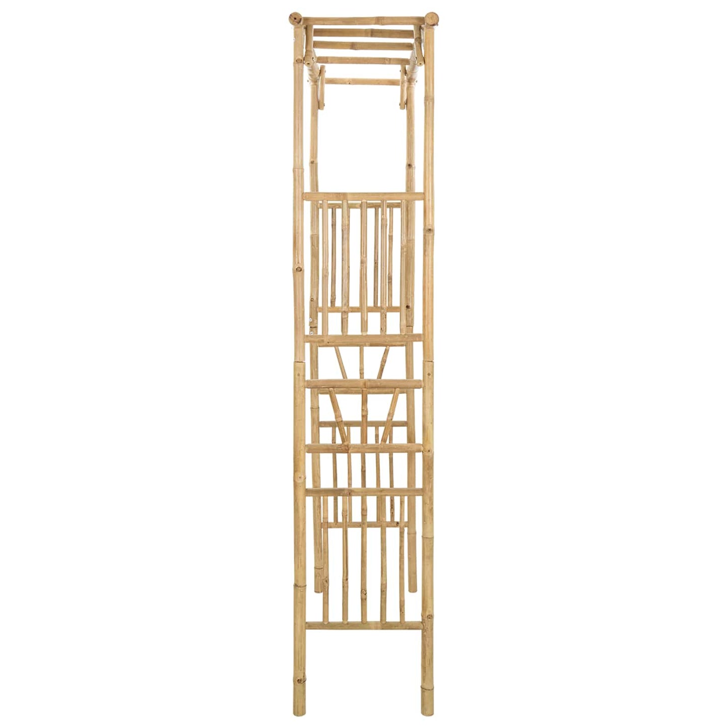 Gartenbogen Natur 110 x 40 x 205 cm Bambus
