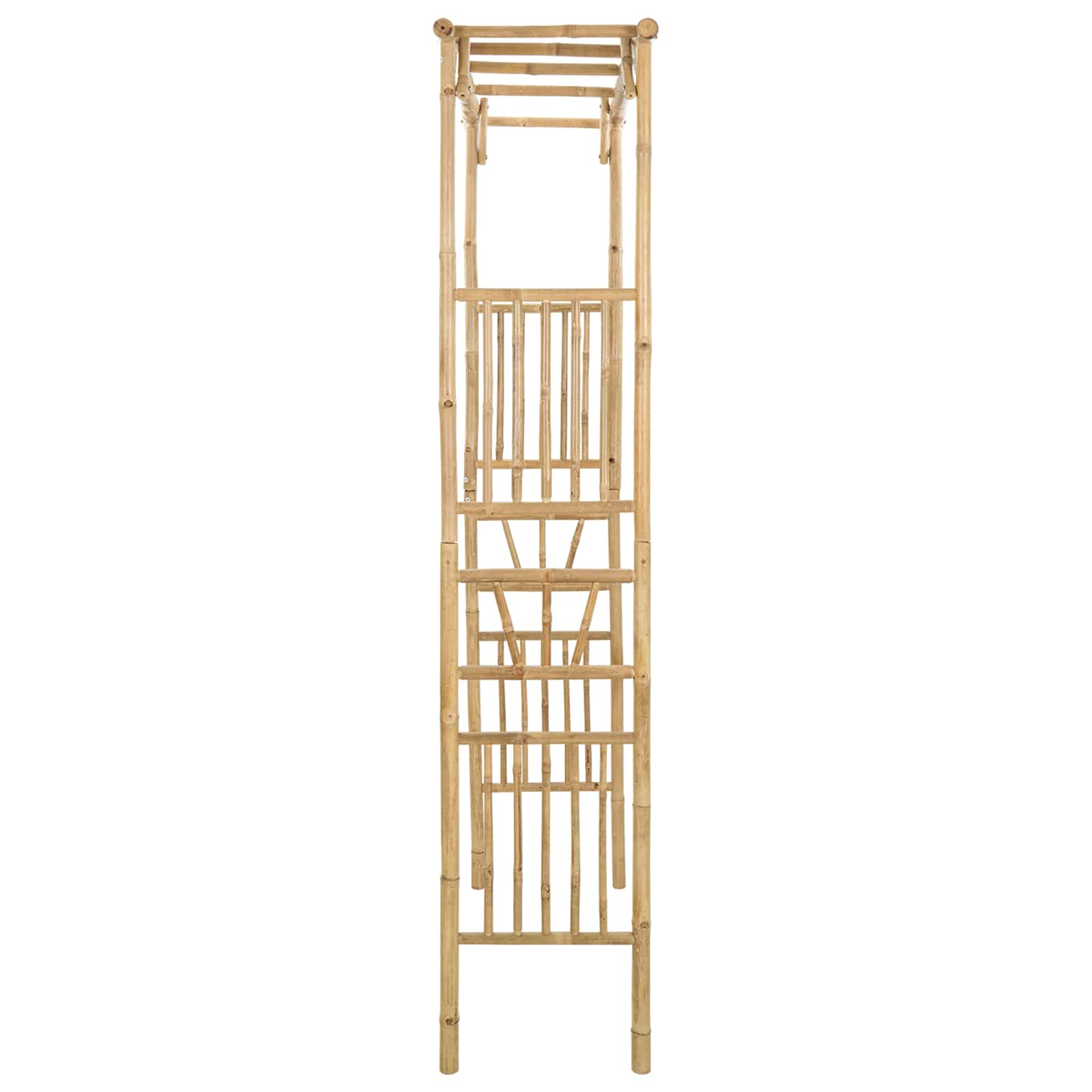 Gartenbogen Natur 110 x 40 x 205 cm Bambus