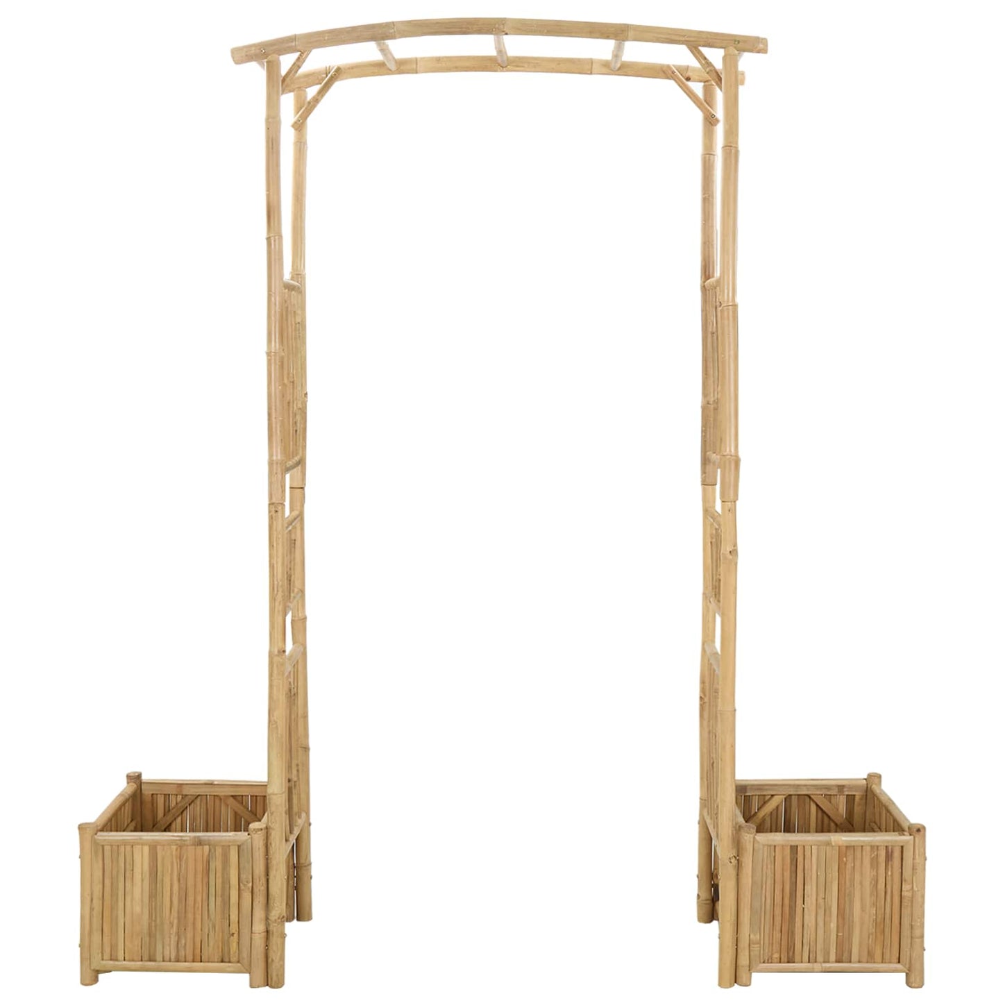 Gartenbogen Natur 177 x 40 x 205 cm Bambus