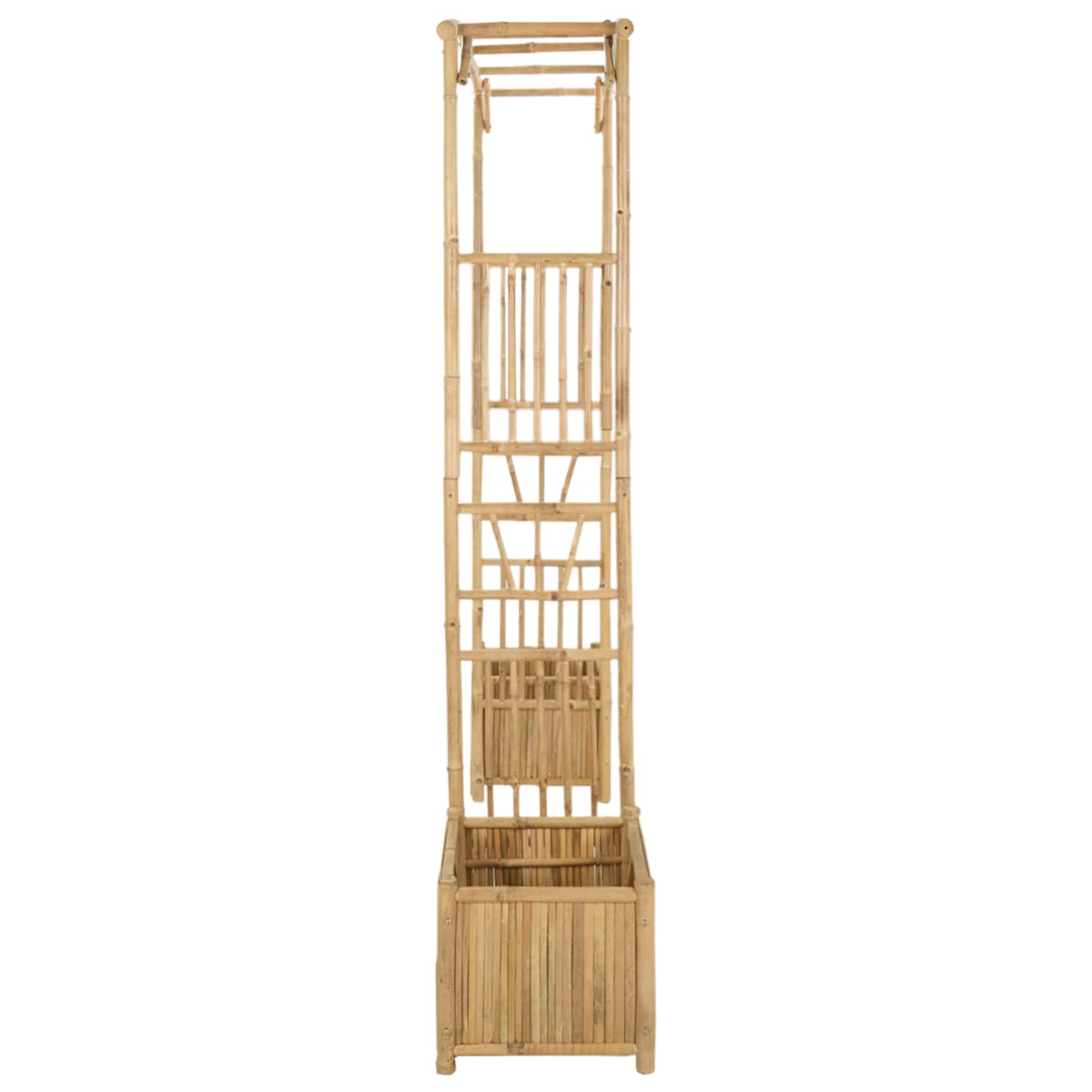 Gartenbogen Natur 177 x 40 x 205 cm Bambus