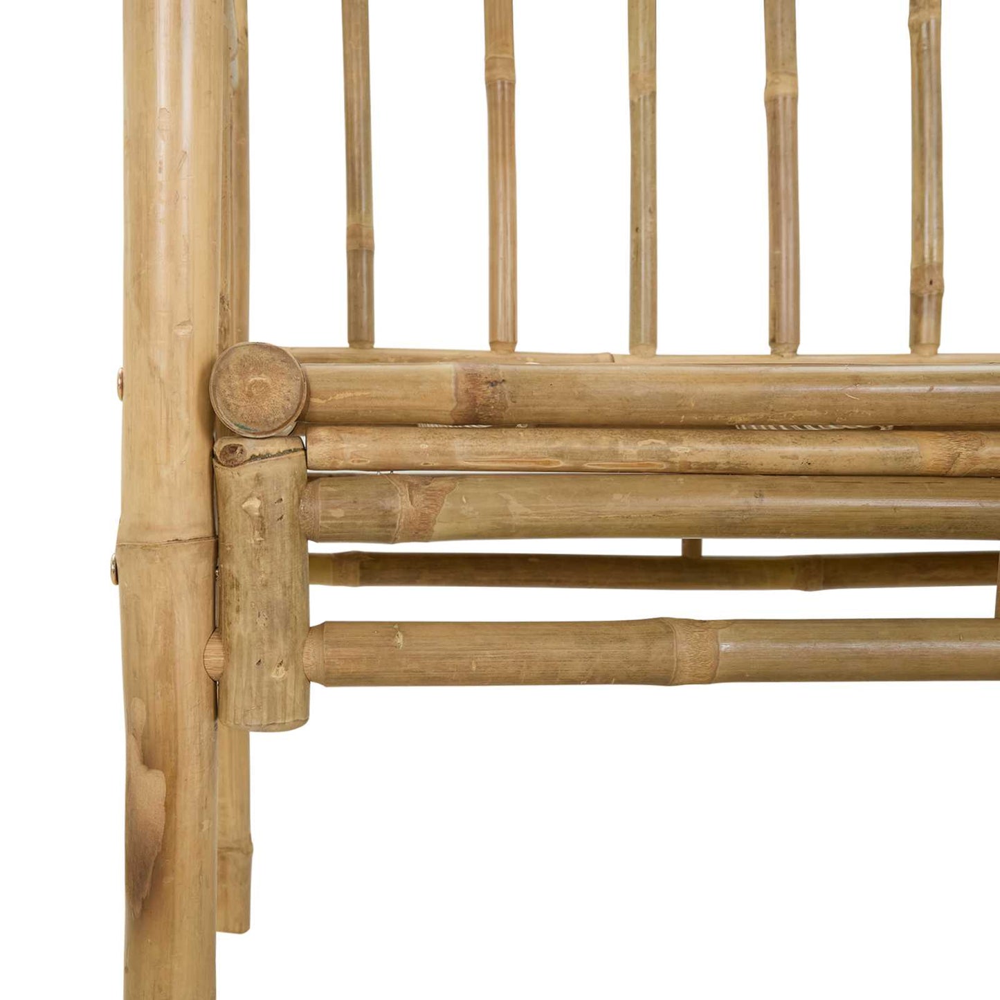 Gartenbogen mit Sitzbank 115 x 50 x 205 cm Bambus