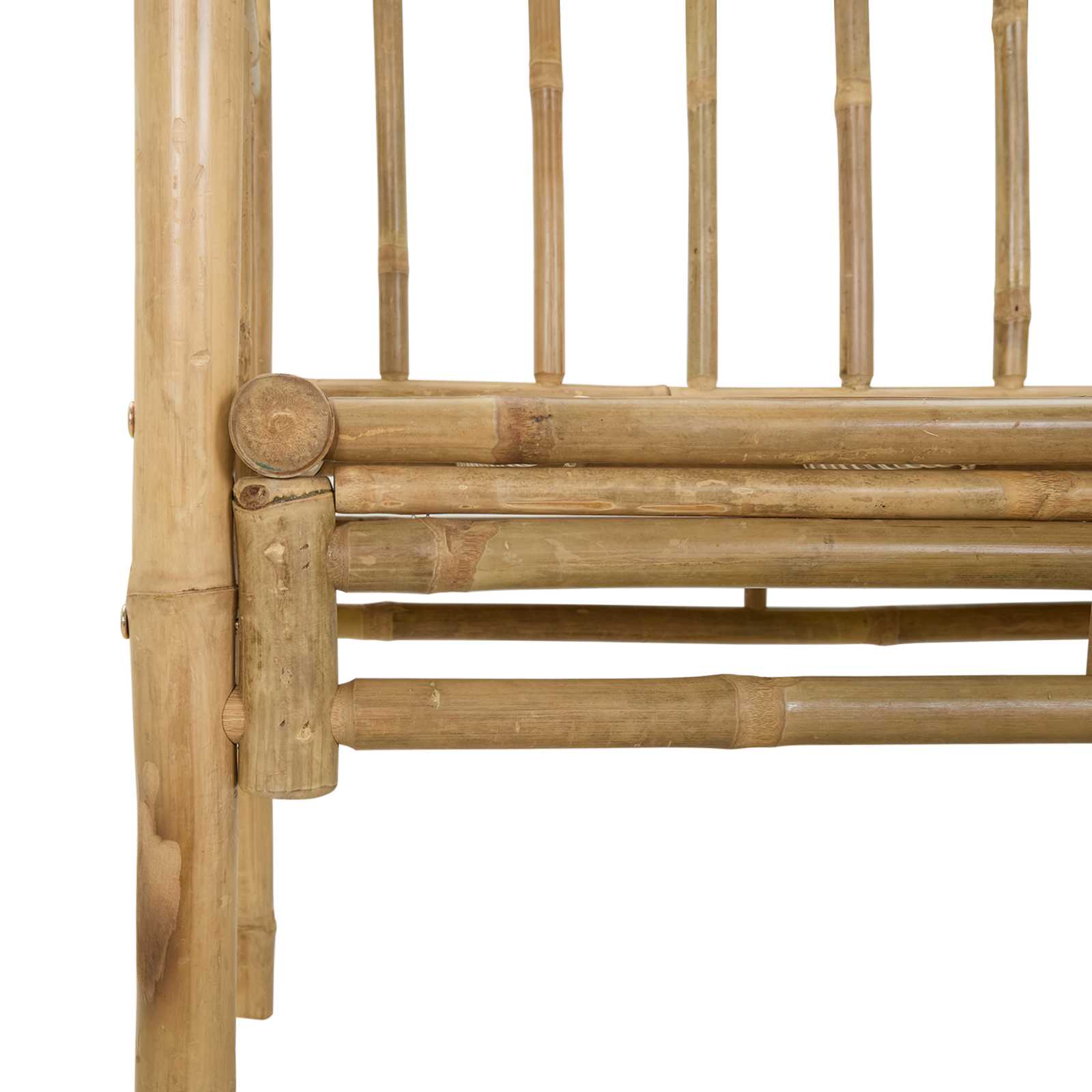 Gartenbogen mit Sitzbank 115 x 50 x 205 cm Bambus