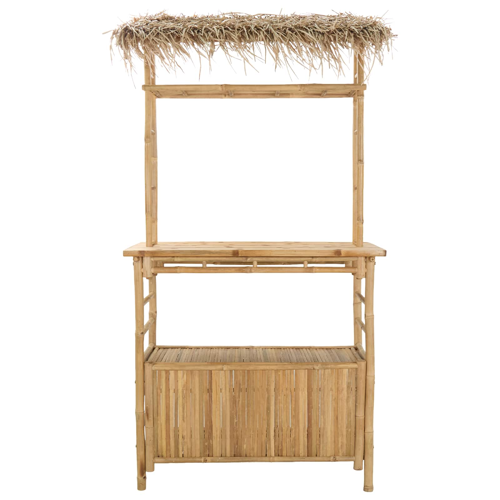 Outdoor Bartisch Natur 110 x 50 x 209 cm Bambus