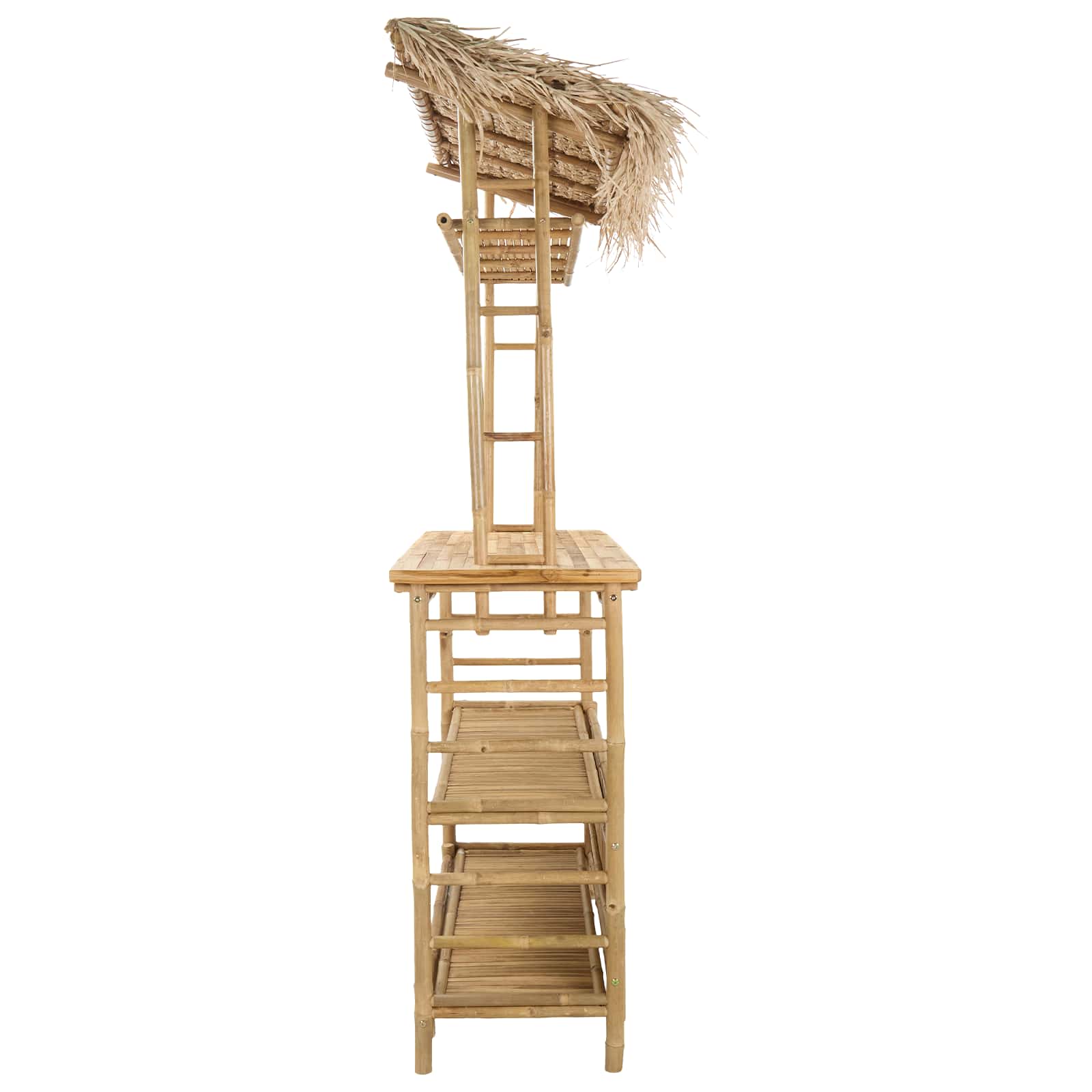 Outdoor Bartisch Natur 110 x 50 x 209 cm Bambus