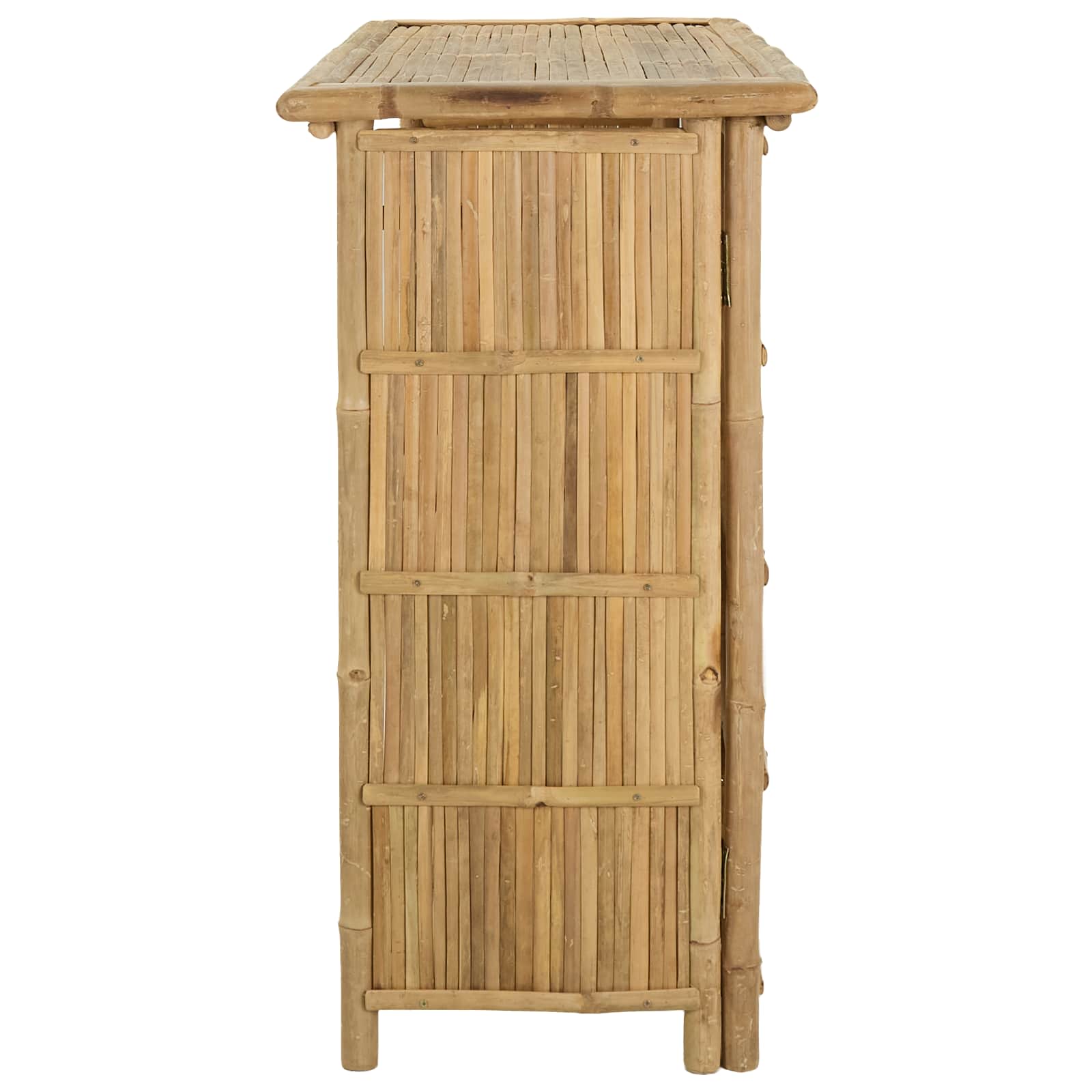 Outdoor Bartisch Natur 115 x 55 x 105 cm Bambus
