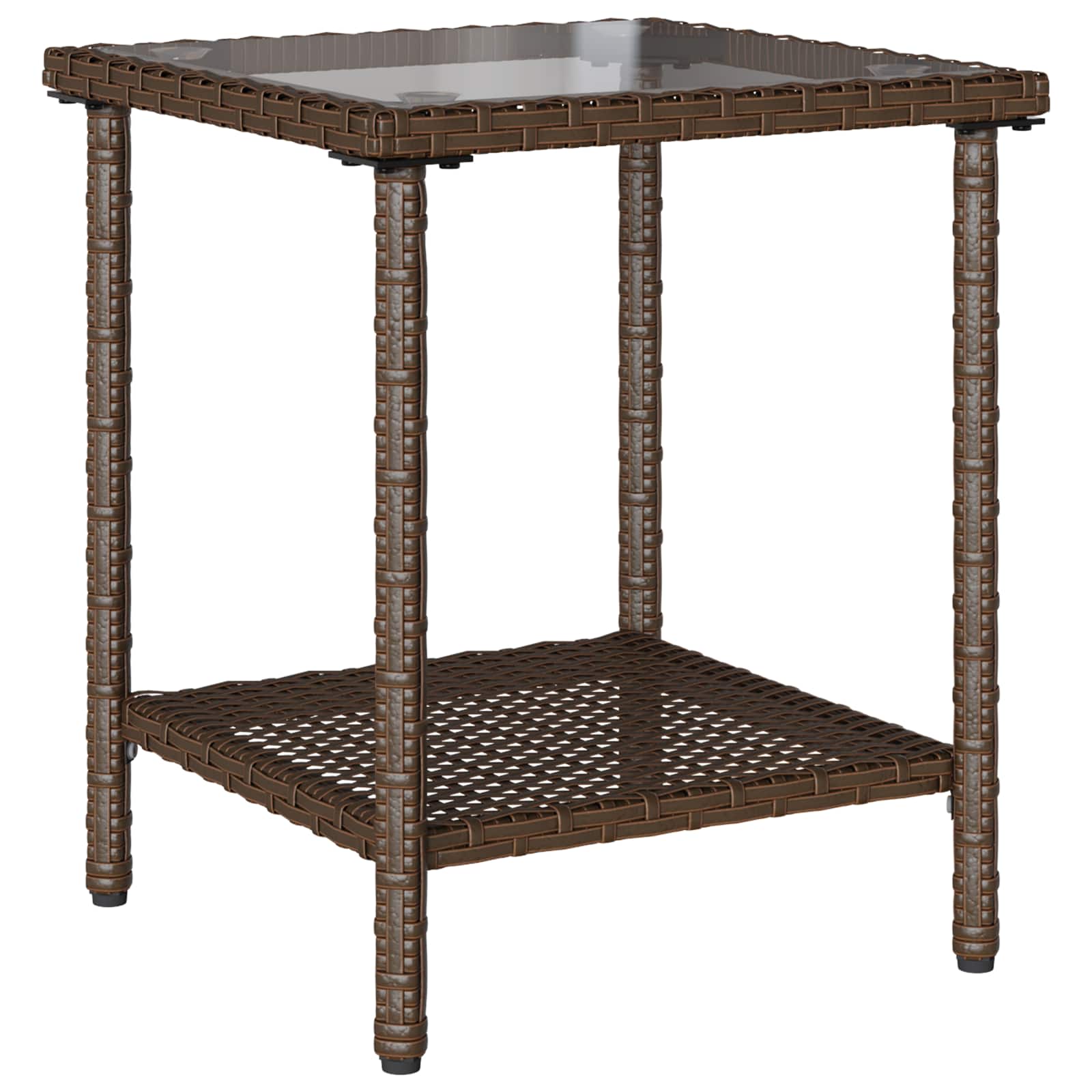 Outdoor-Sofagarnitur 2 stk. 5-Sitzanzahl Braun und Rot