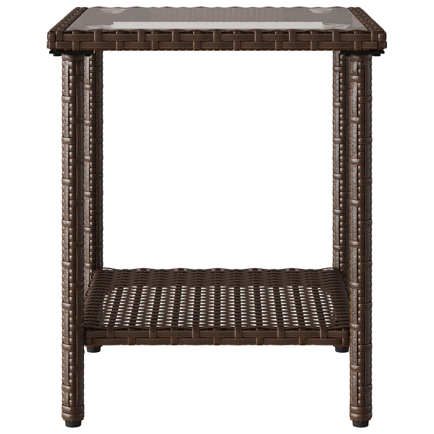 Outdoor-Sofagarnitur 2 stk. 5-Sitzanzahl Braun und Rot