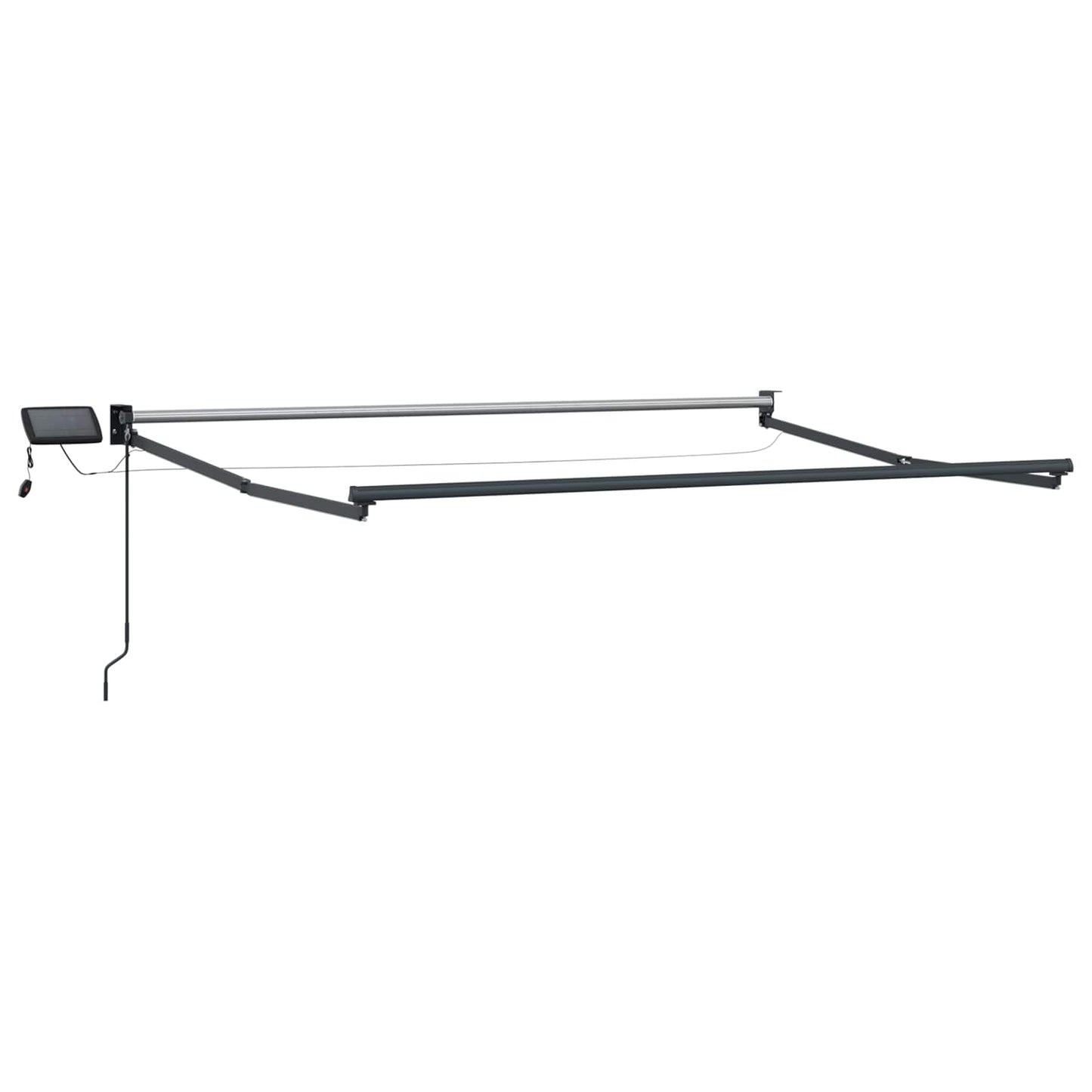 Electric Retractable Awning Frame Anthrazit 3 x 2,5 m Aluminium