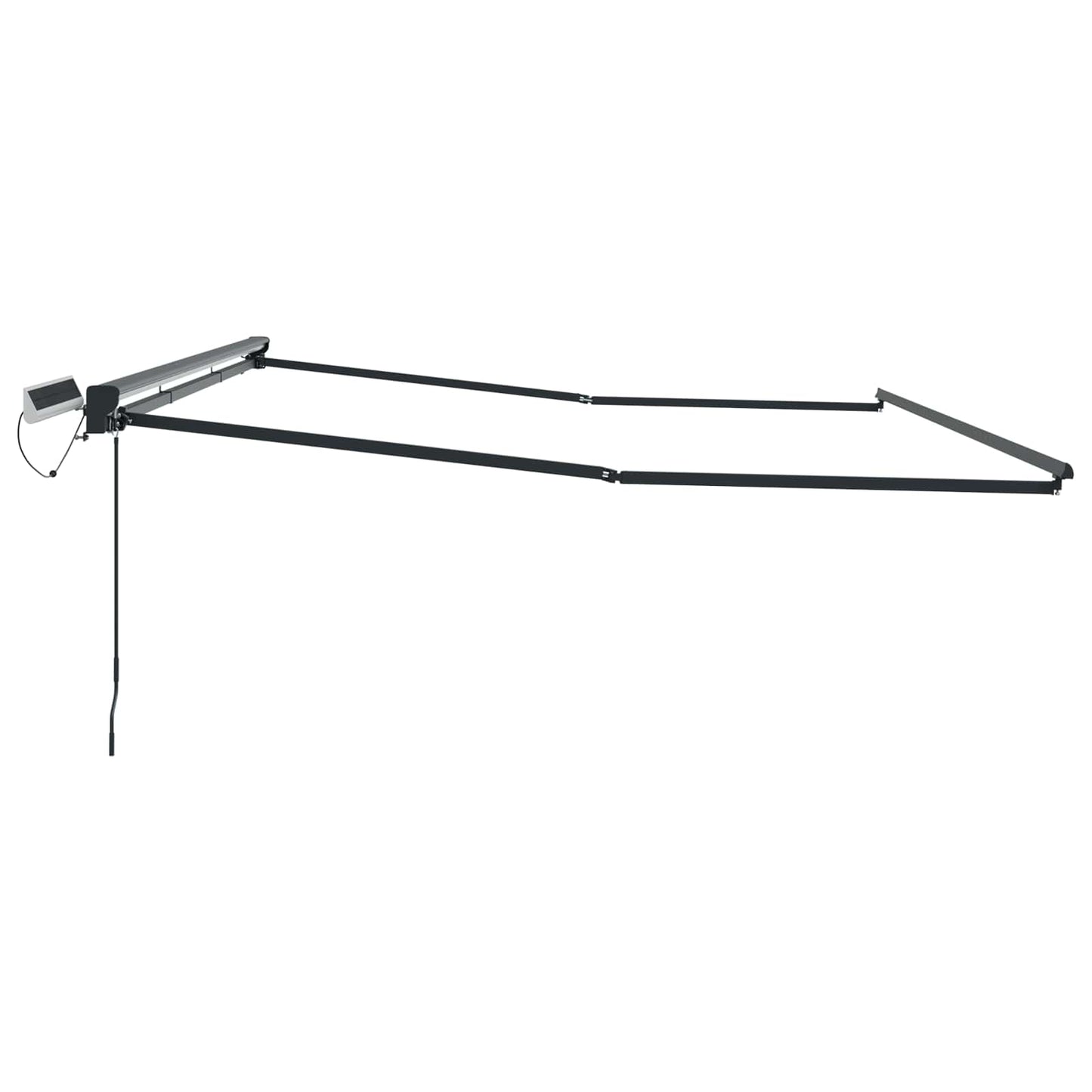 Electric Retractable Awning Frame Anthrazit 4 x 2 m Stahl
