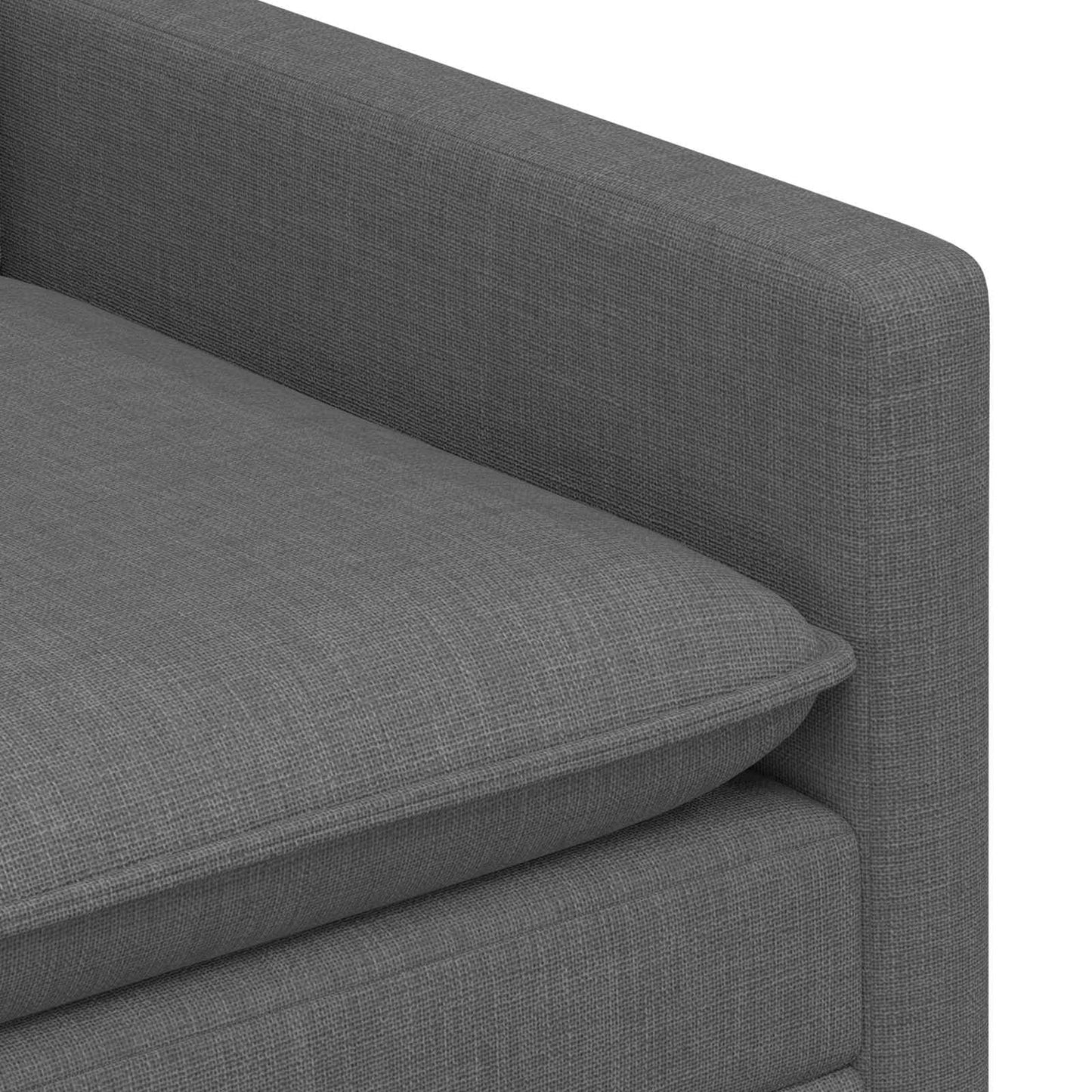 Sofa Dunkelgrau 156 x 81 x 87,5 cm Stoff