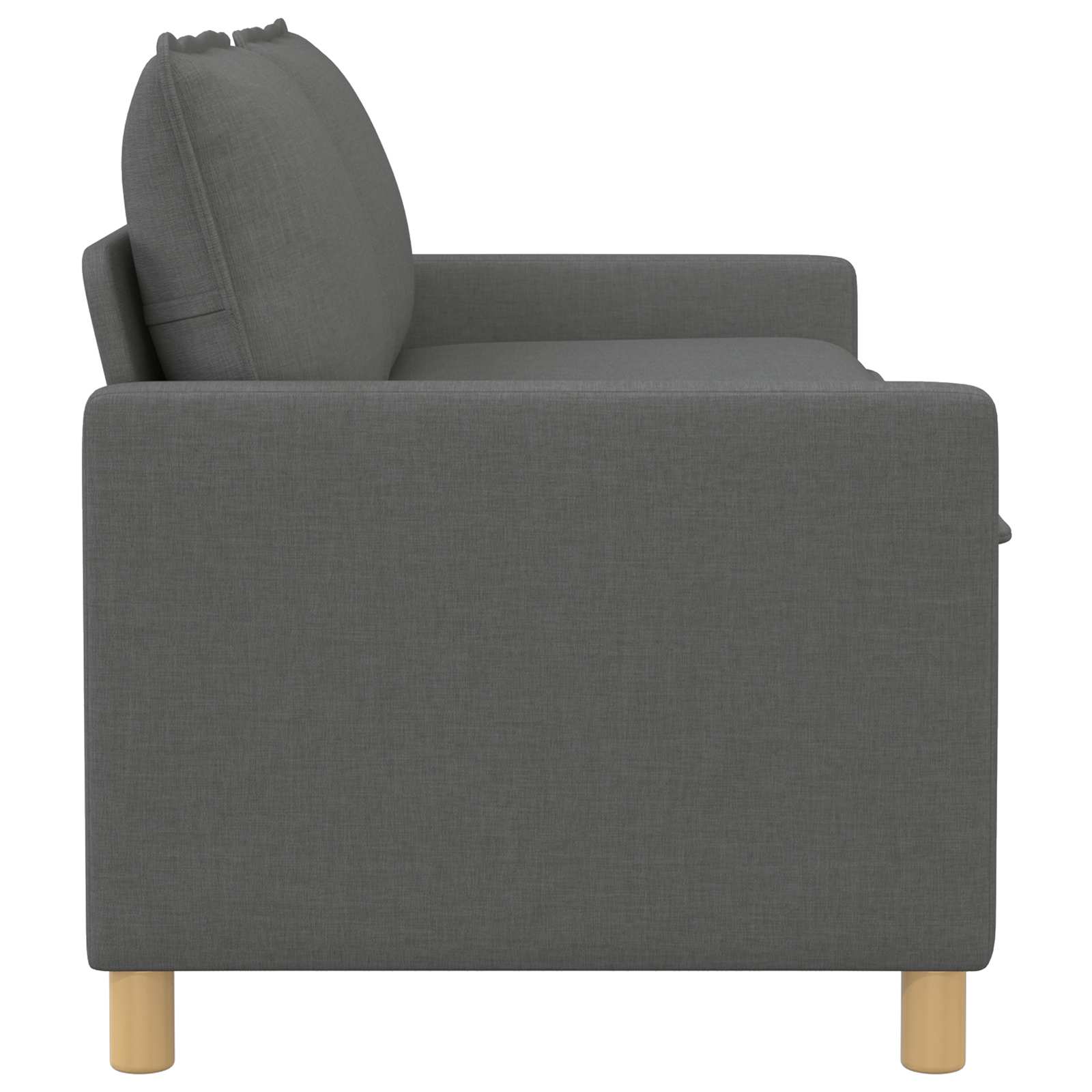 Sofa Dunkelgrau 156 x 81 x 87,5 cm Stoff