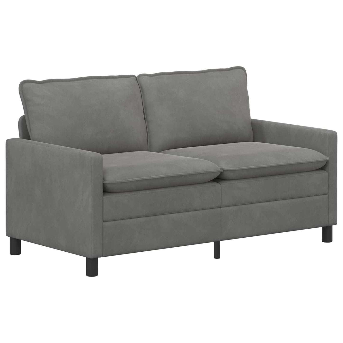 Sofa Dunkelgrau Samt