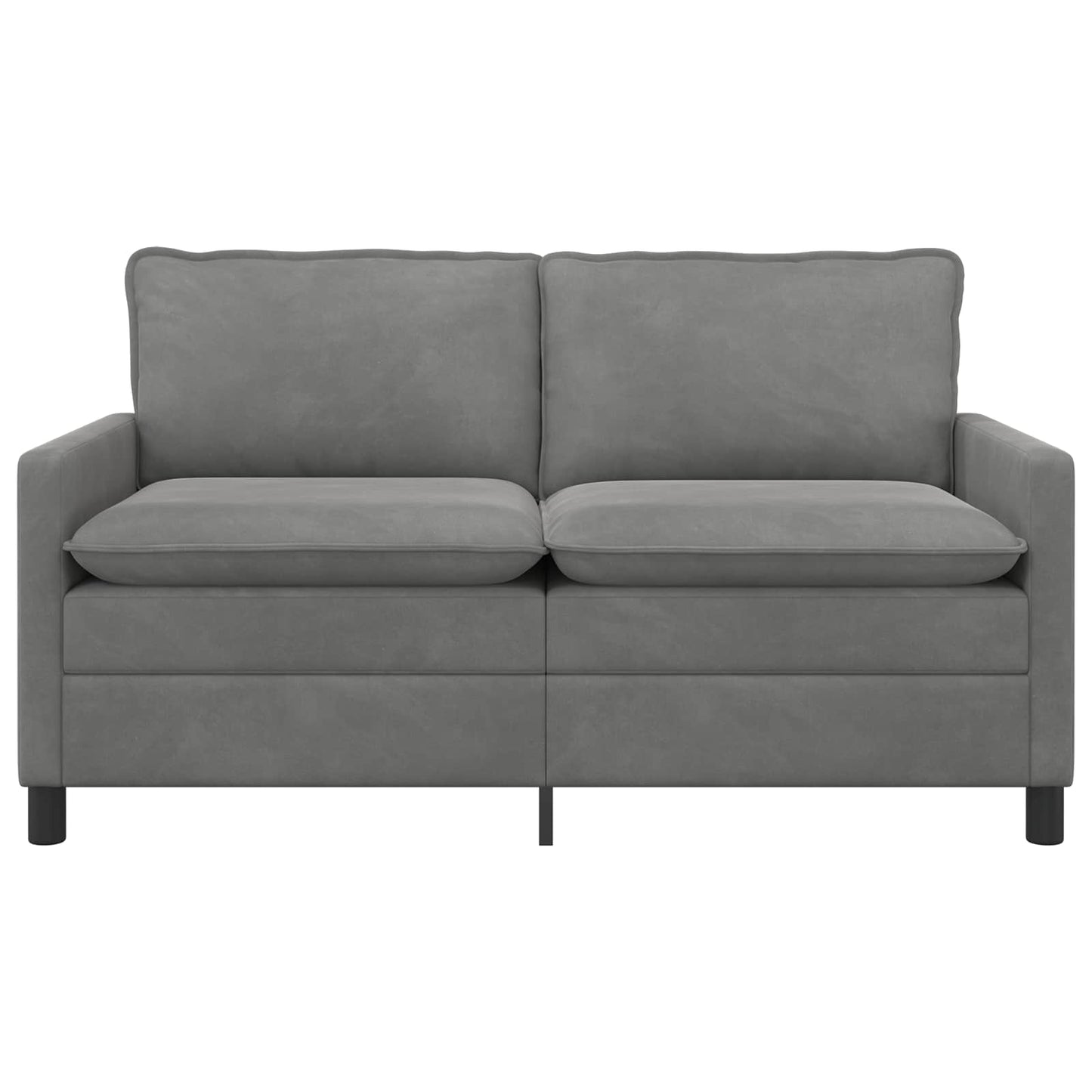 Sofa Dunkelgrau Samt
