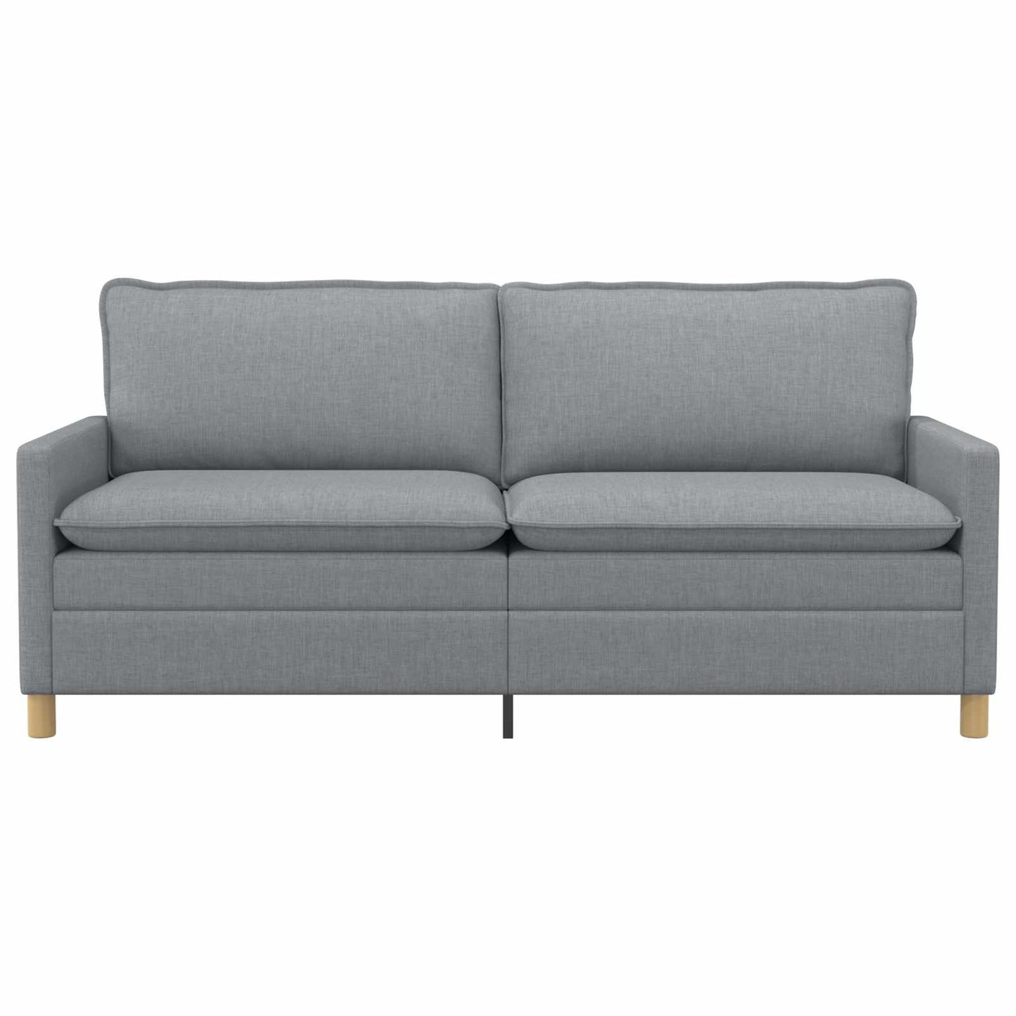 Sofa Hellgrau 196 x 81 x 87,5 cm Stoff