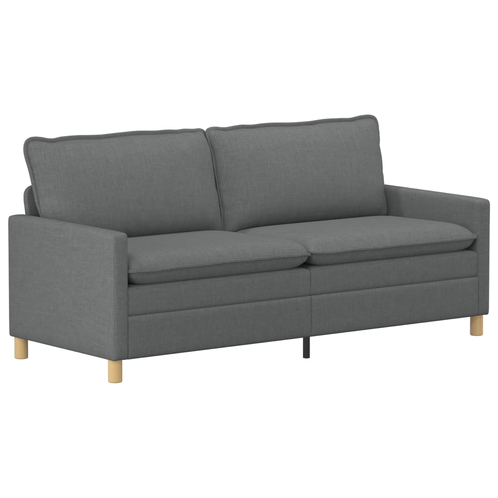 Sofa Dunkelgrau 196 x 81 x 87,5 cm Stoff