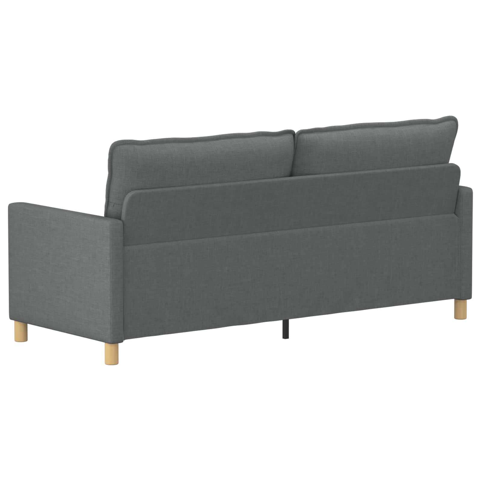 Sofa Dunkelgrau 196 x 81 x 87,5 cm Stoff