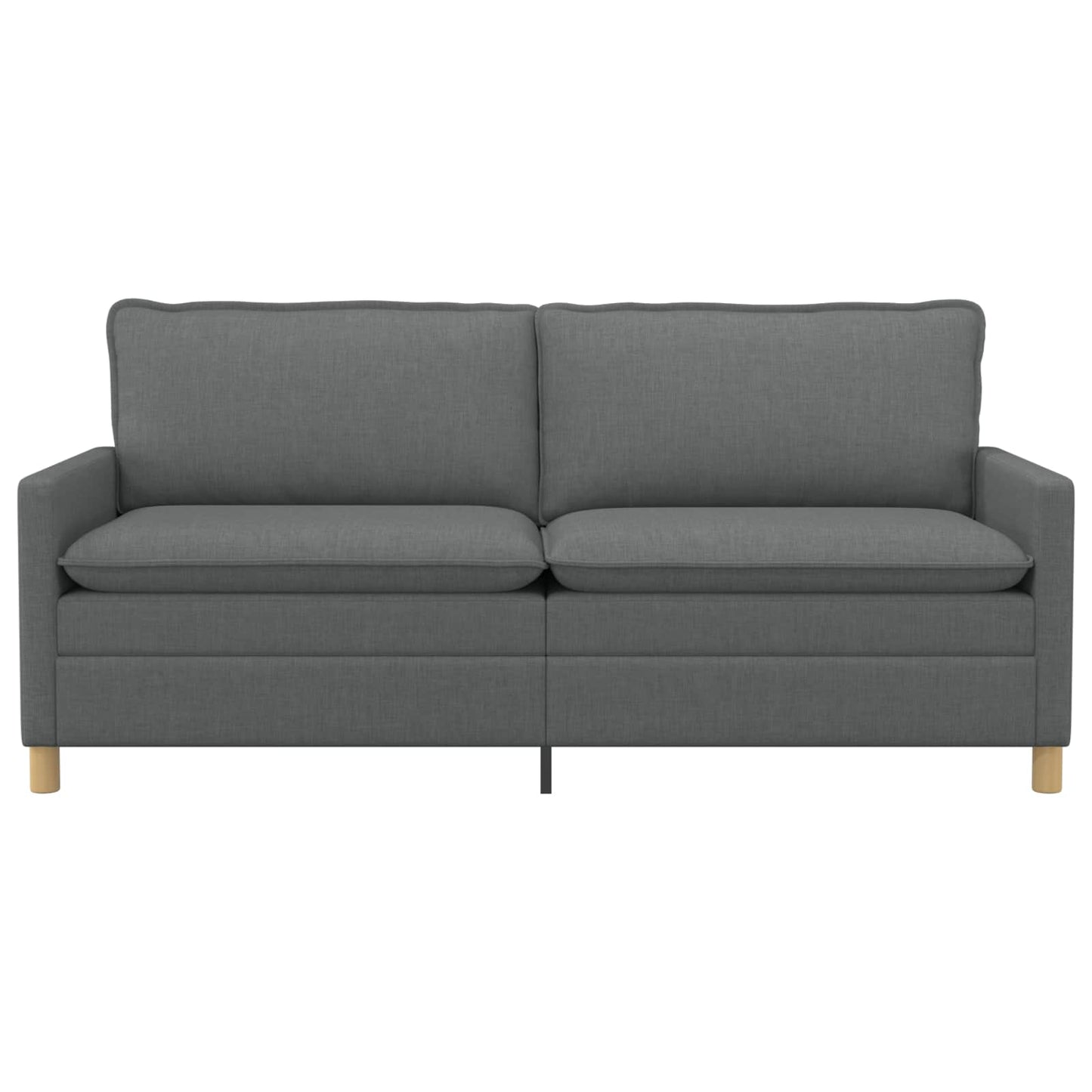 Sofa Dunkelgrau 196 x 81 x 87,5 cm Stoff