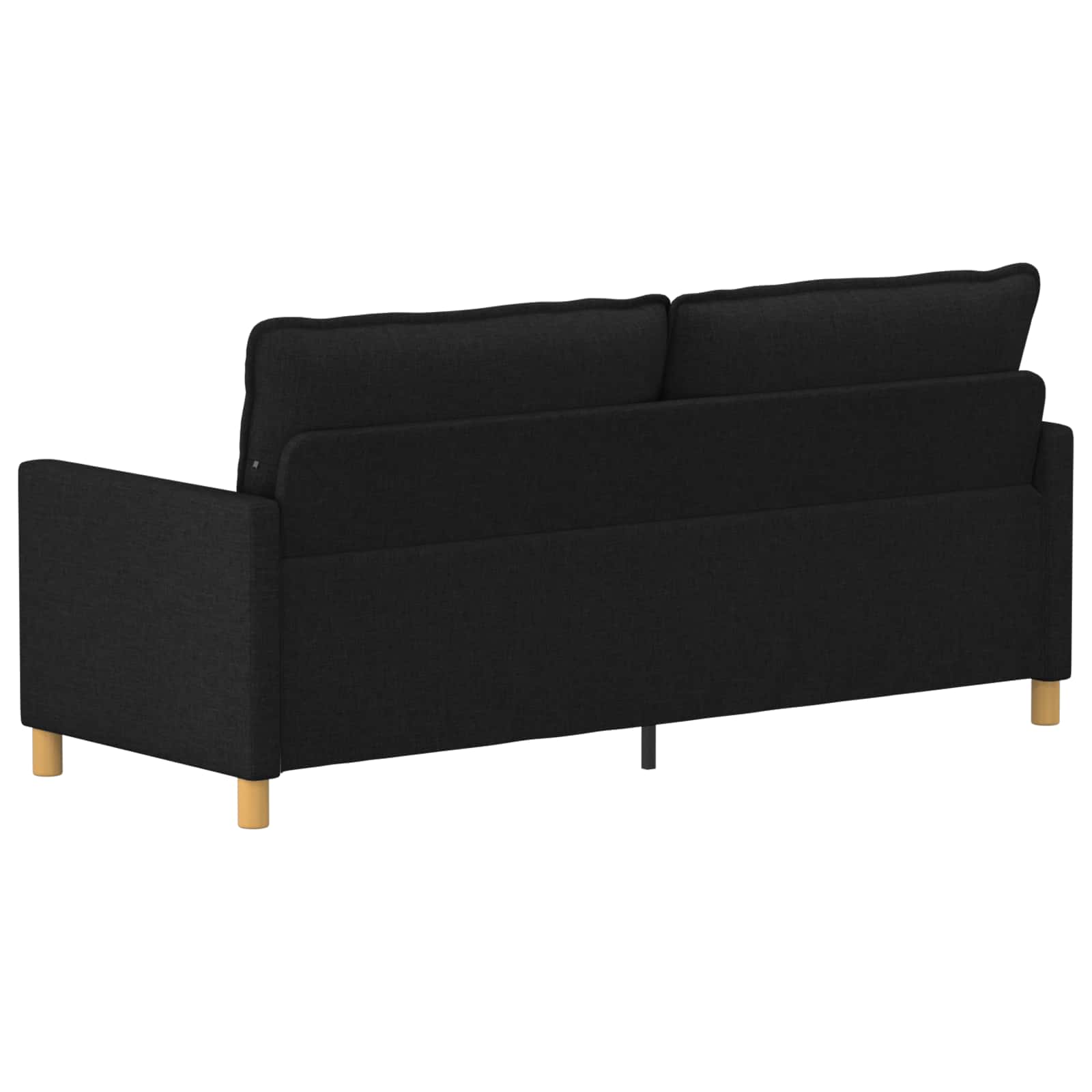 Sofa Schwarz 196 x 81 x 87,5 cm Stoff
