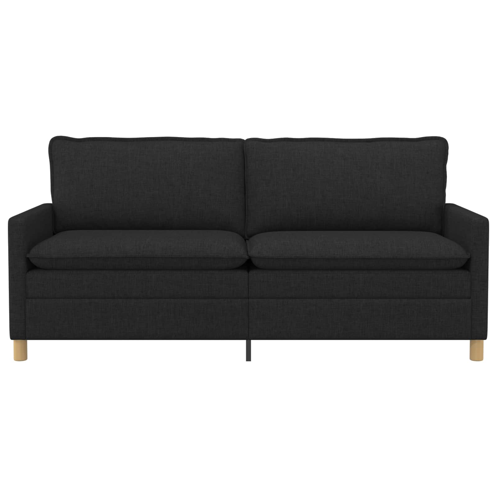 Sofa Schwarz 196 x 81 x 87,5 cm Stoff