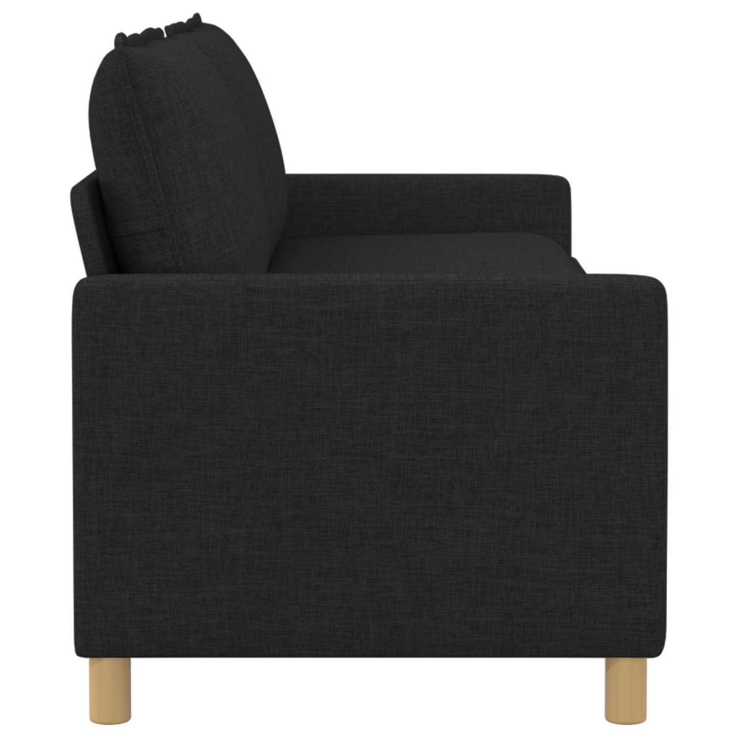 Sofa Schwarz 196 x 81 x 87,5 cm Stoff