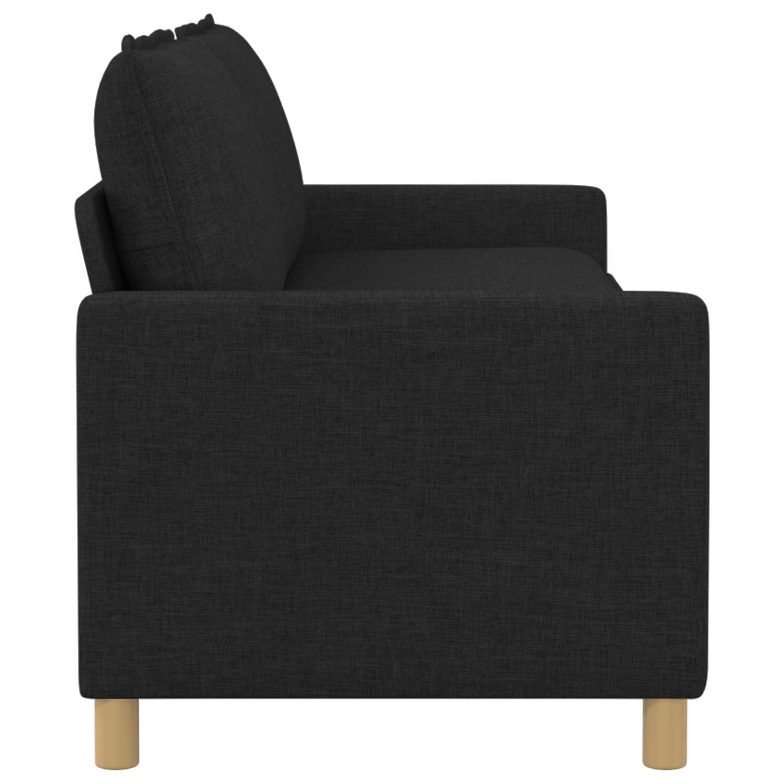 Sofa Schwarz 196 x 81 x 87,5 cm Stoff