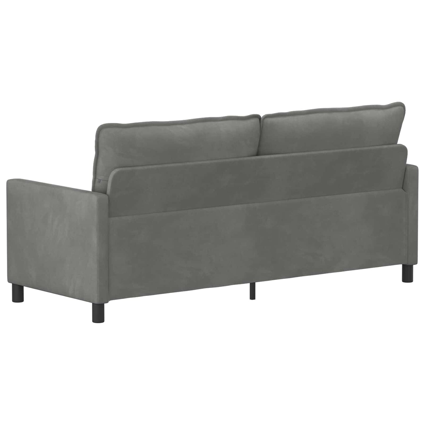 Sofa Dunkelgrau 196 x 81 x 87,5 cm Samt