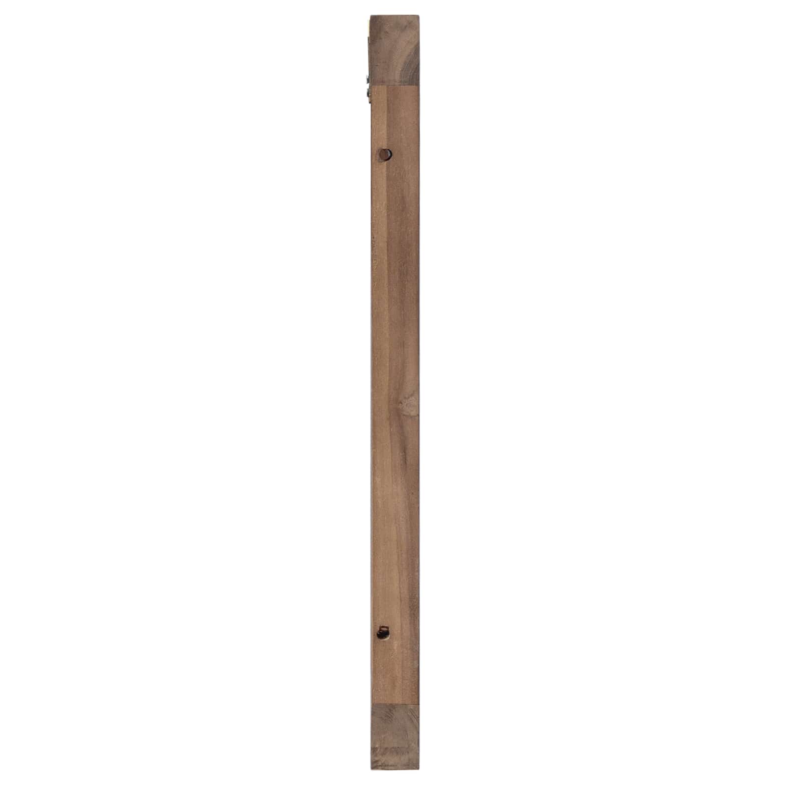 Bettkopfteil Natur Massivholz Teak