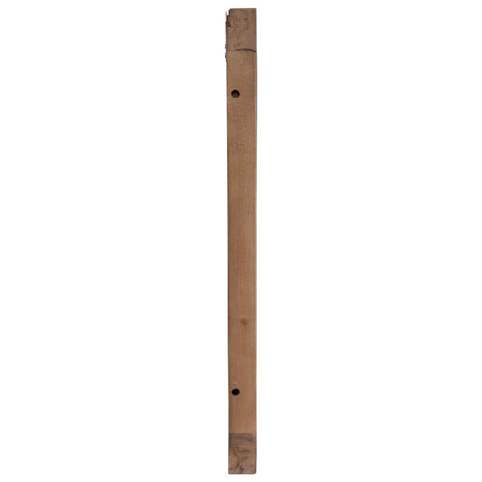 Bettkopfteil Natur Massivholz Teak