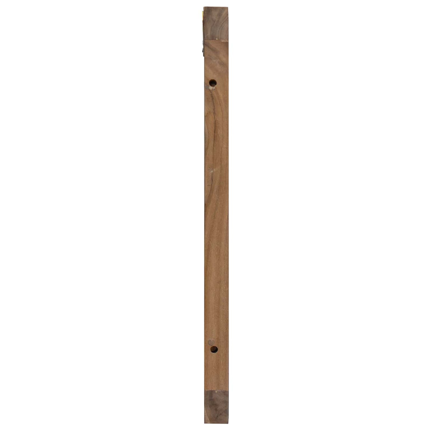 Bettkopfteil Natur Massivholz Teak
